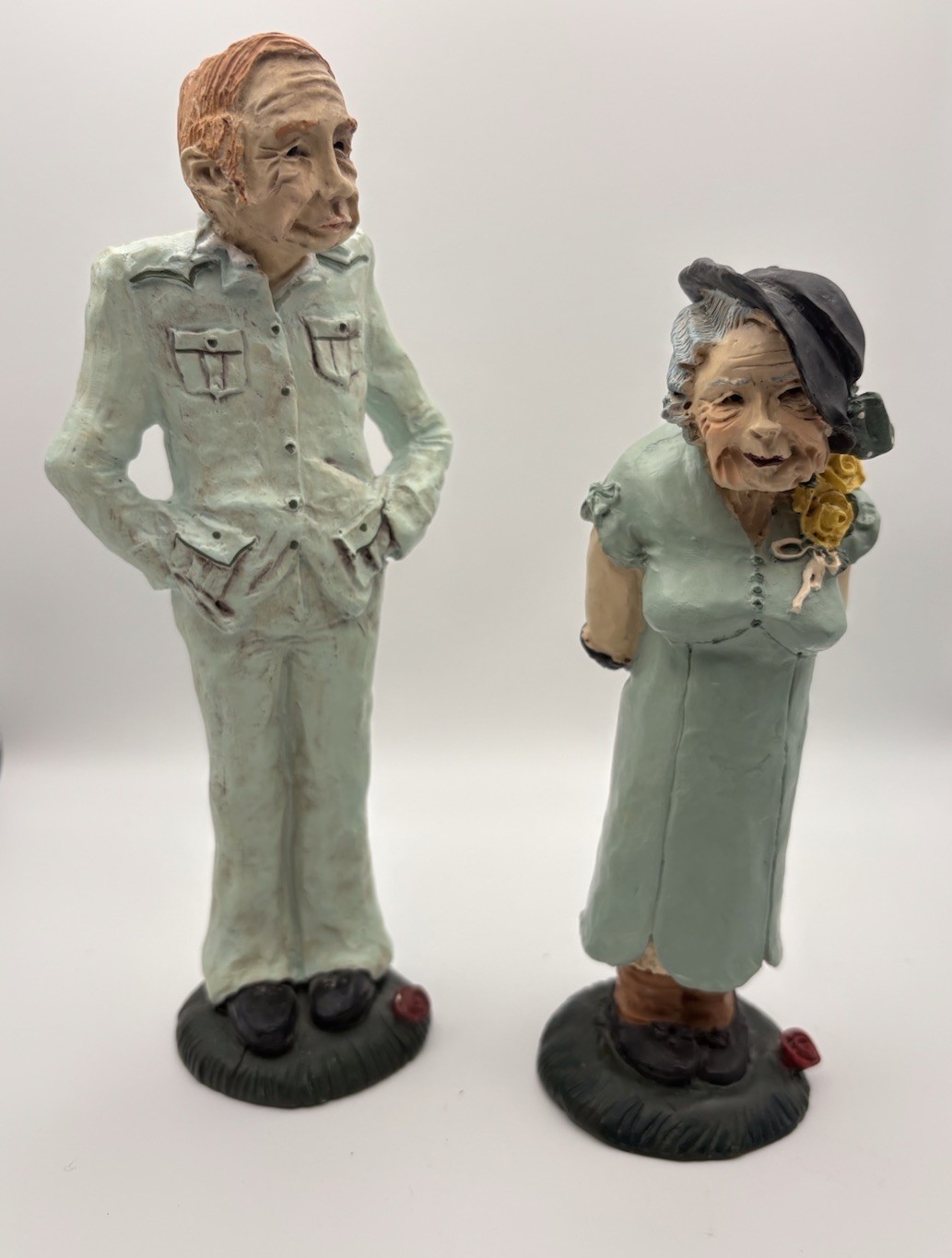 Marge Hanford Crunkleton Figurines Gertrude & Larry Limited Set