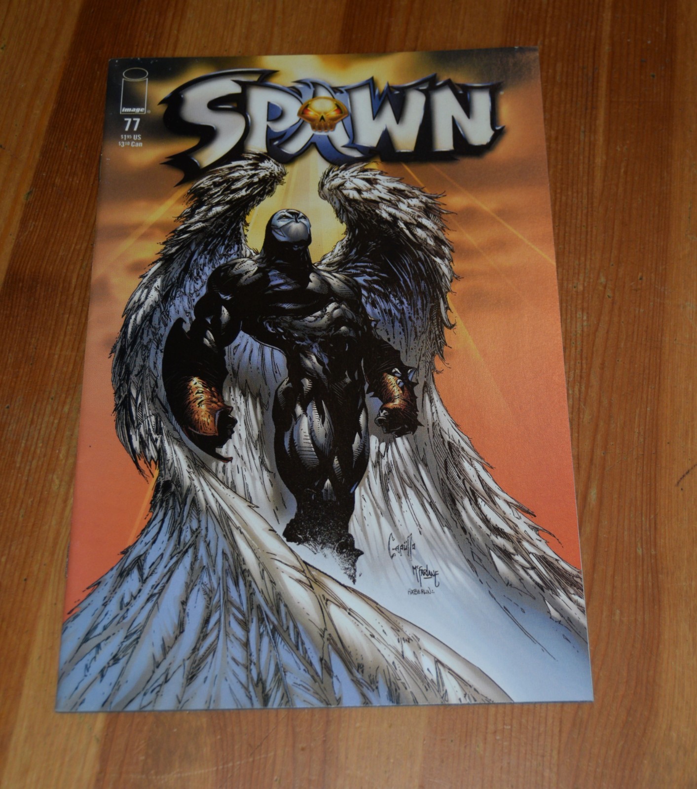 Spawn #77 1998 Image 1st Archangel Wings of Redemption Spawn McFarlane Capullo