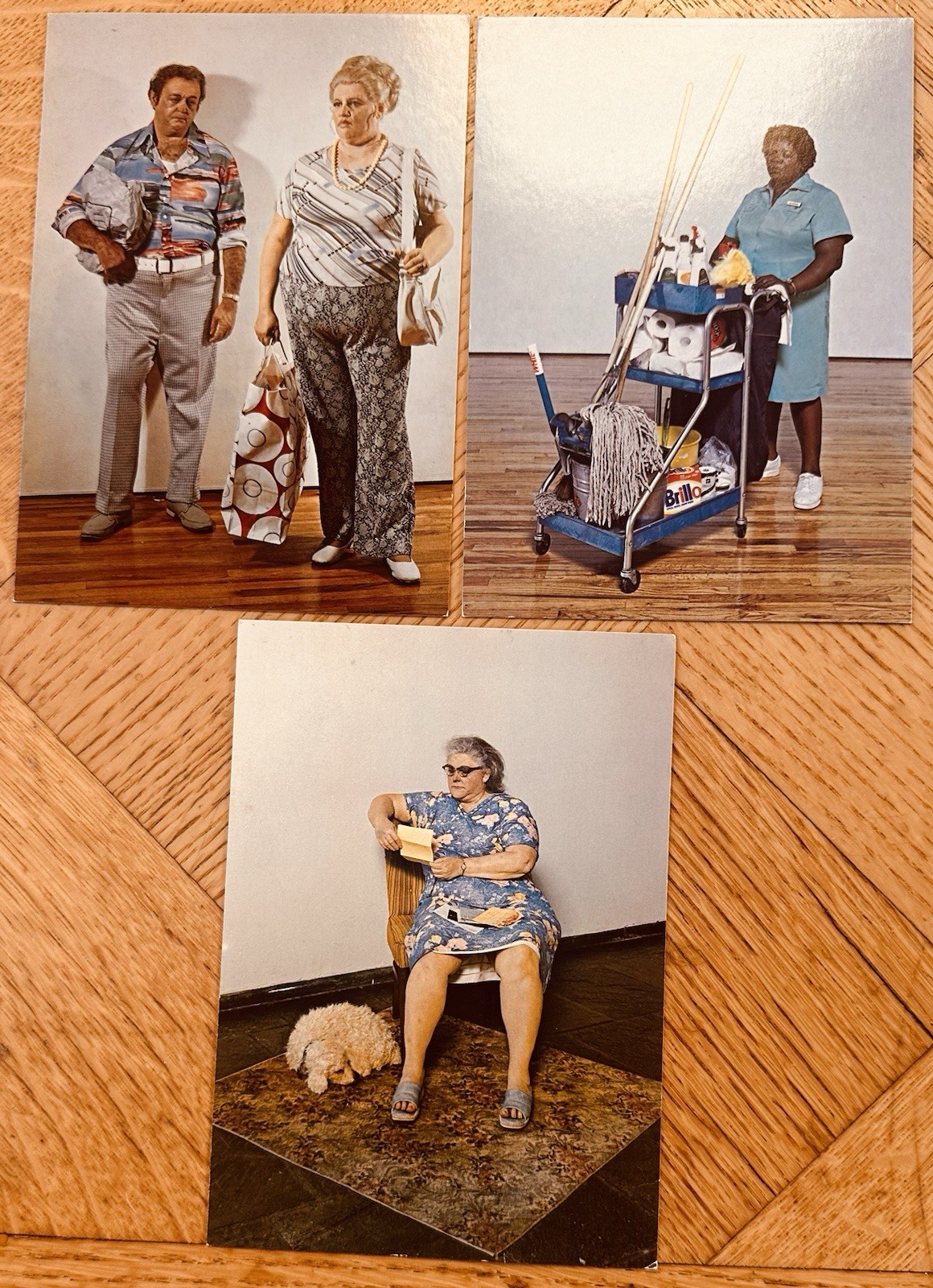 Duane Hanson 3 Postcards 1976,78,80 OK Harris Works Of Art Gallery New York City
