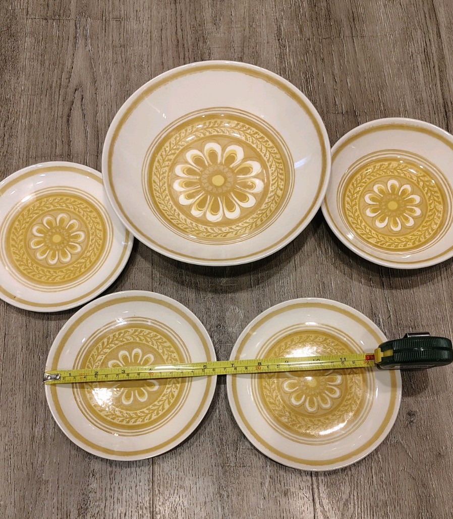 Set of 5 Royal China Dinner Casablanca Cavalier Ironstone Vintage MCM 