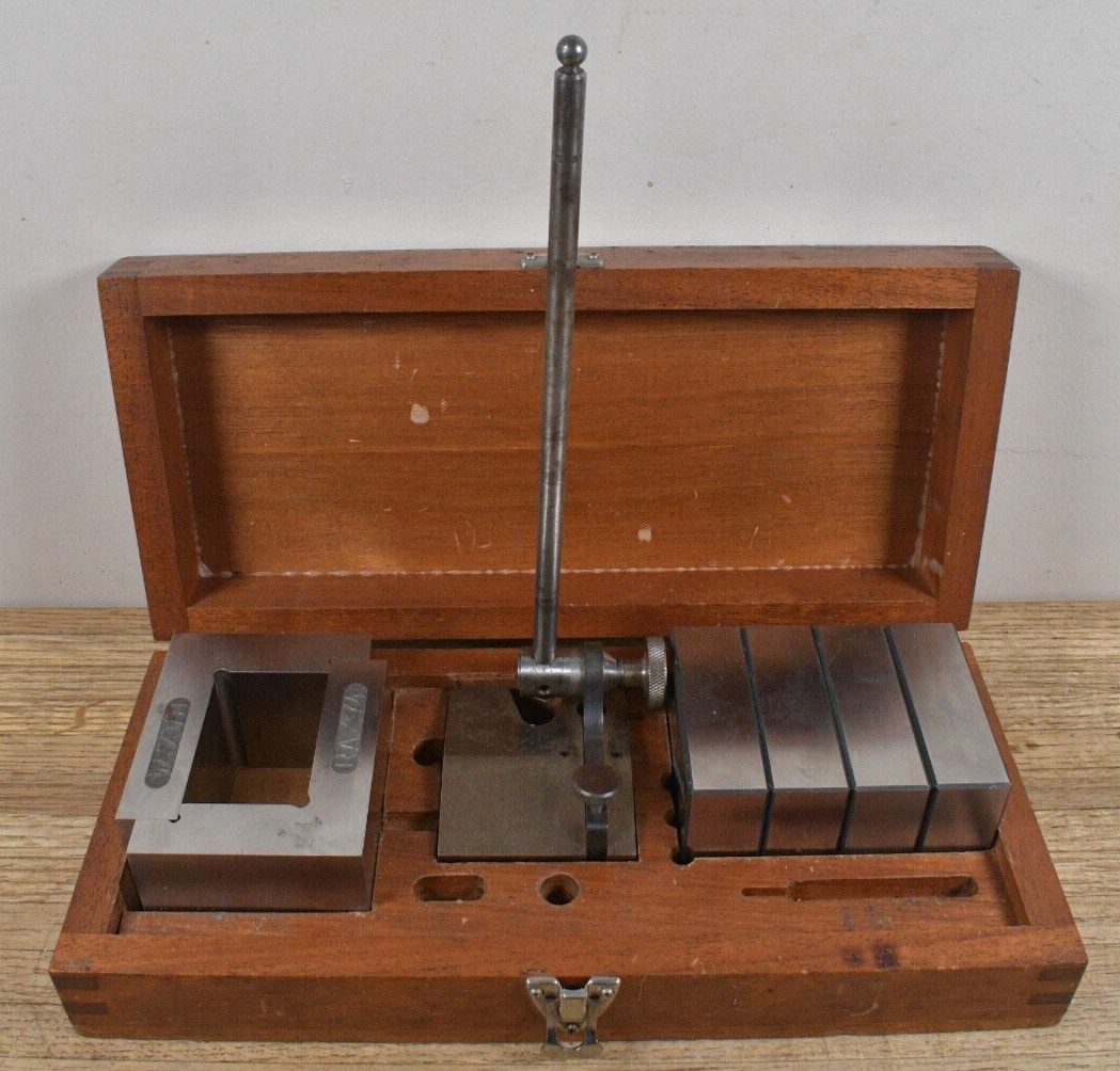 Set 2 Solid Steel Angle Plates Tool Makers Machinist Squares Precise + 4 Blocks