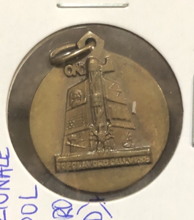 Italy OND Opera Nazionale Dopolavoro Bronze Medal 24MM