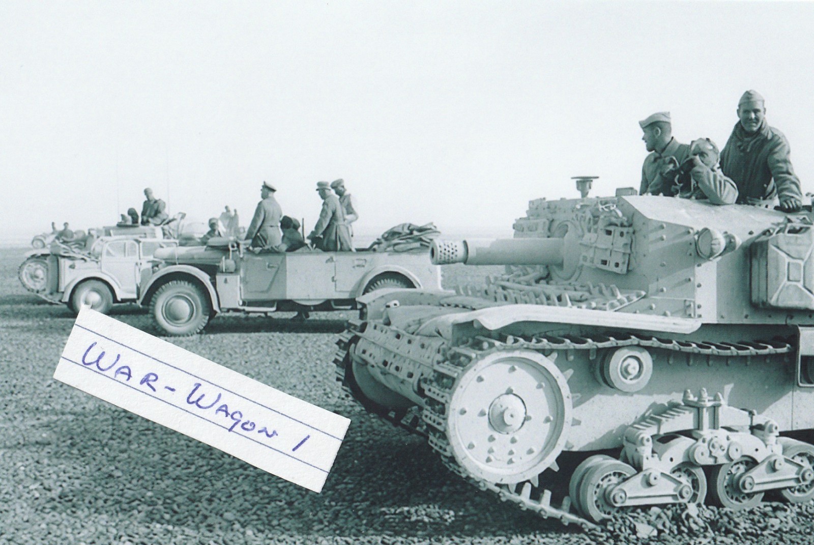WW II  German   Photo ----M-75/18   - North Africa