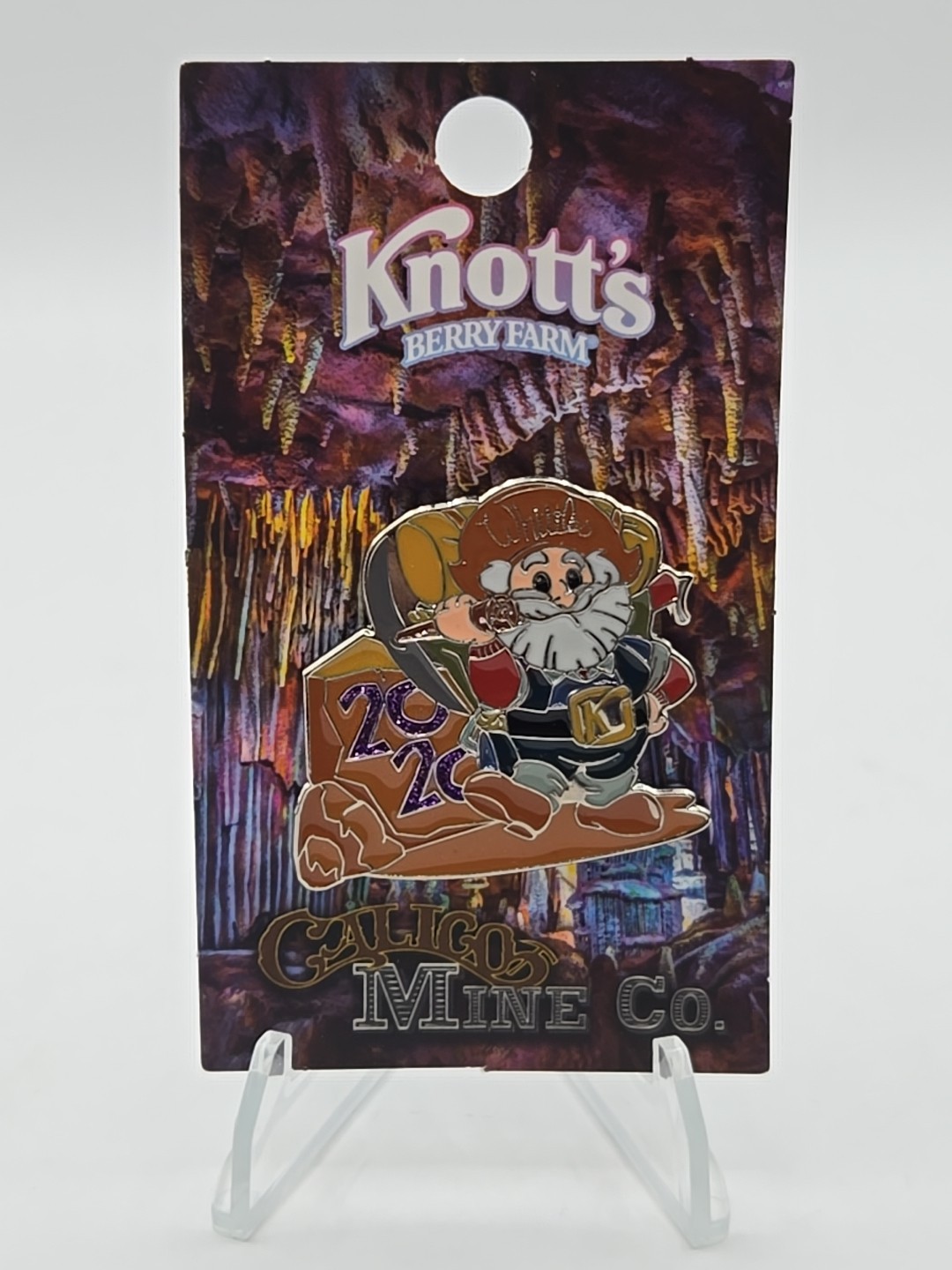 Knott\'s Berry Farm Trading Pin 2020 #10 Calico Mine Co. Attraction Ride New