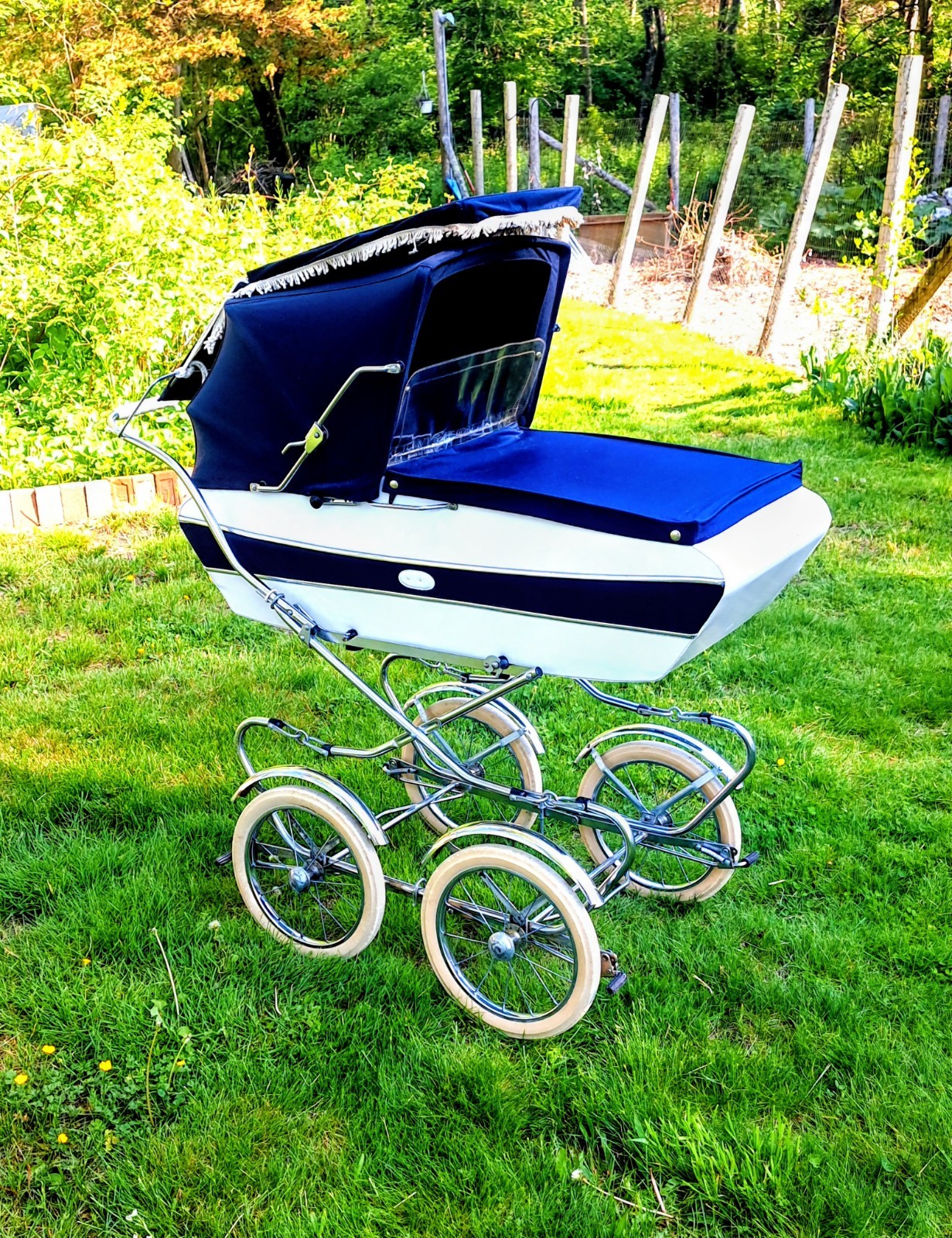 Mint Vintage 1970s Peg Perego 2-N-1 Convertble Baby Pram & Stroller System Italy Mint Vintage 1970s Peg Perego 2-N-1 Convertble Baby Pram & Stroller System Italy