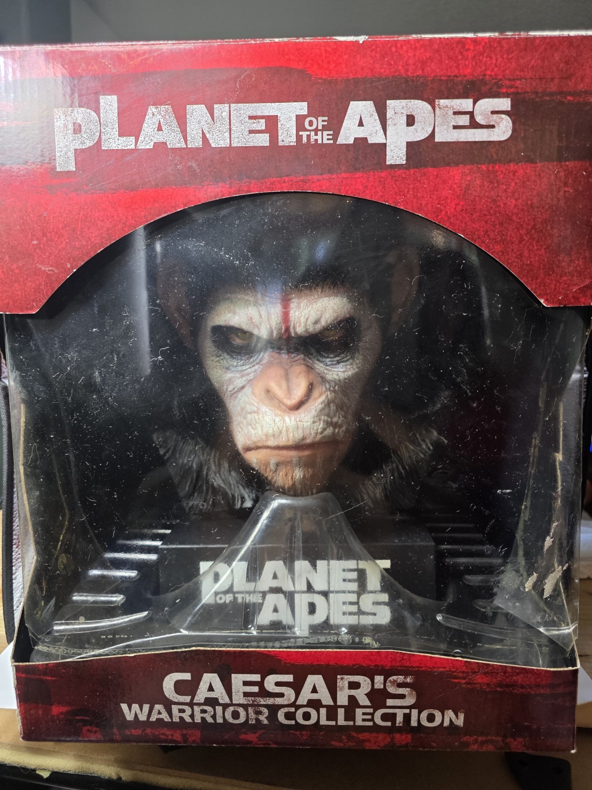 2014 Weta Planet of the Apes Caesar\'s Warrior Collection Discs Figurine Read