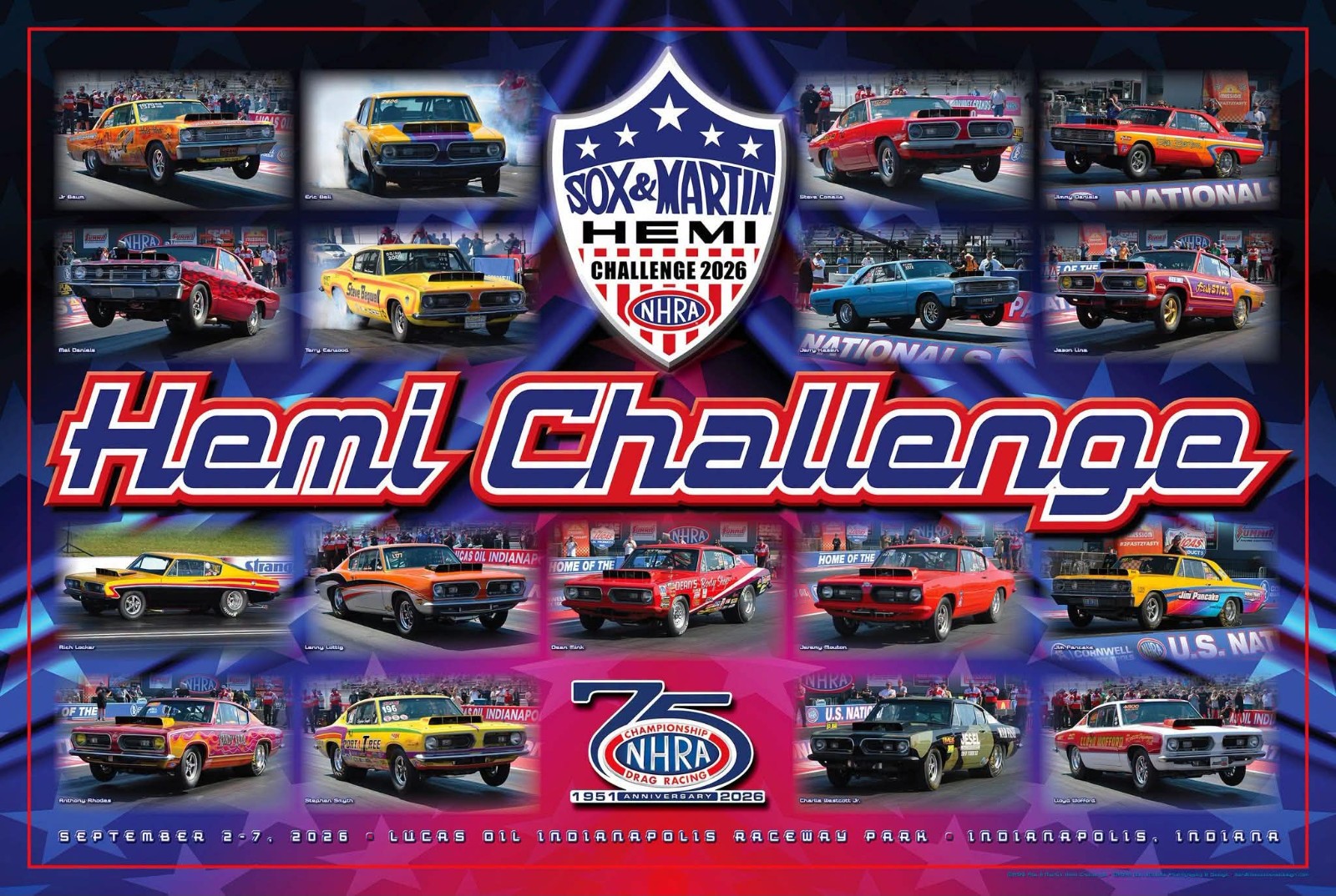 2026 NHRA U.S. Nationals Sox & Martin Hemi Challenge 36