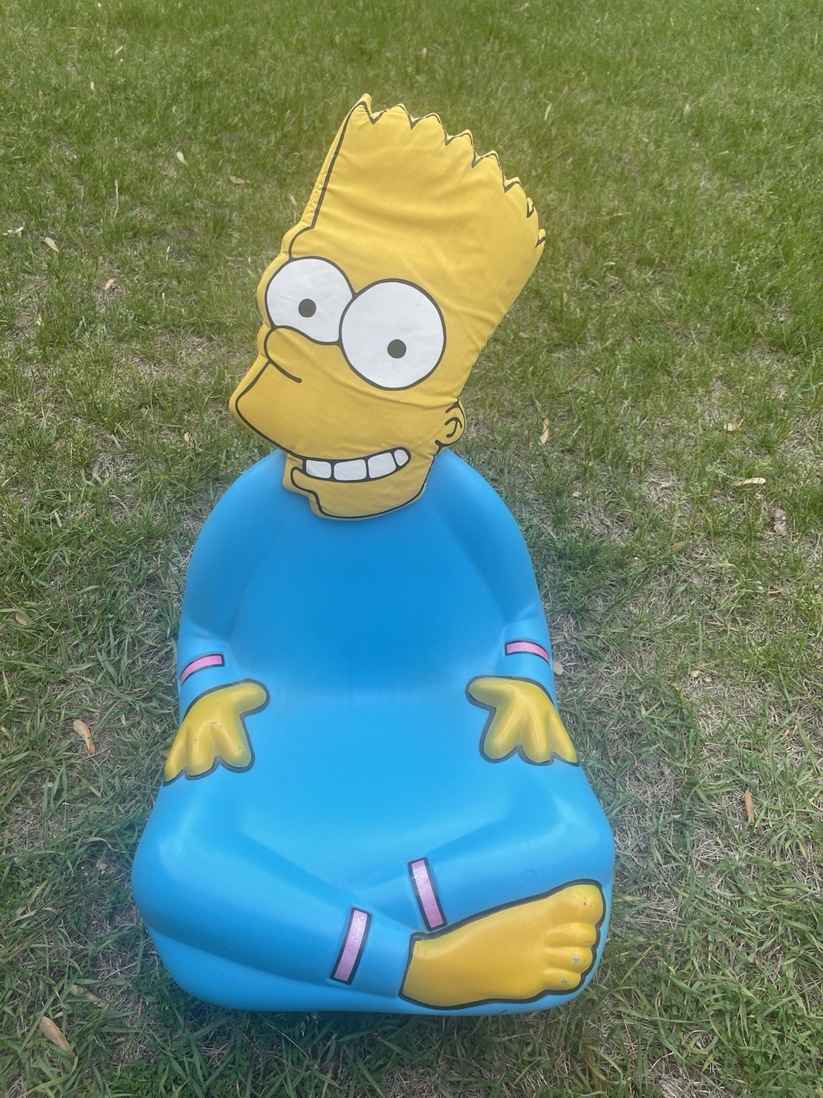 Authentic, Rare Vintage Bart Simpson Rockin’ TV 1990 Mattel Kid’s Chair