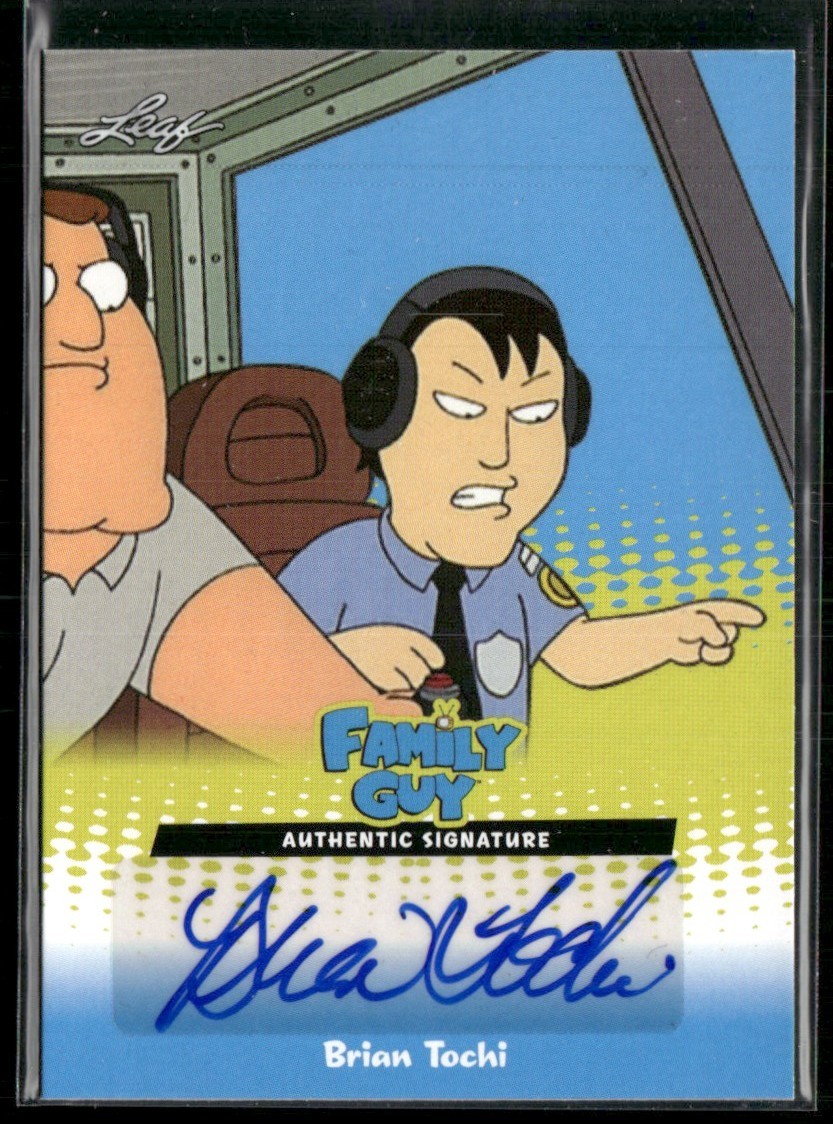 Brian Tochi 2011 Leaf Family Guy Authentic Signature Auto #BT1 Brian Tochi 2011 Leaf Family Guy Authentic Signature Auto #BT1