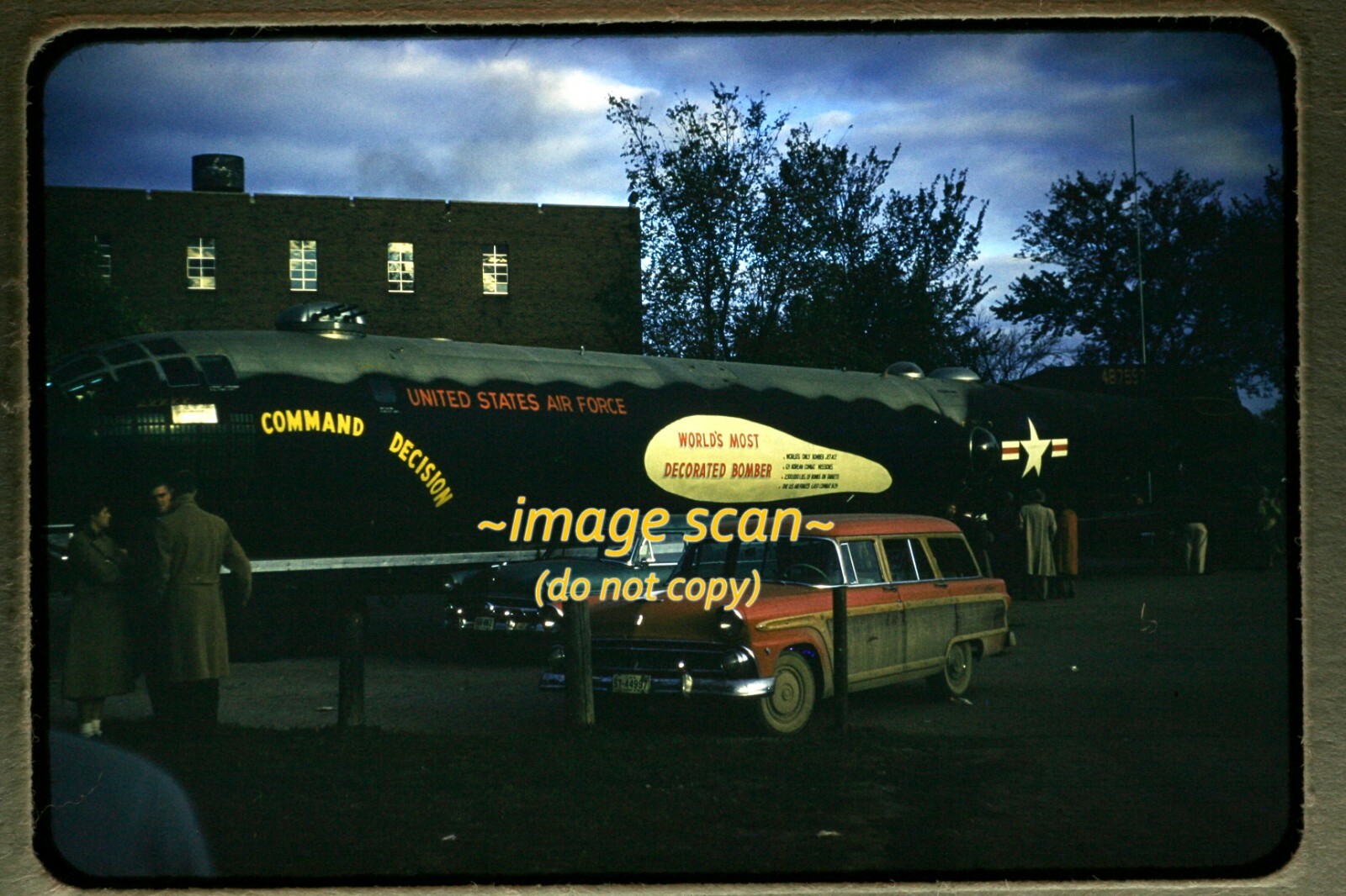 Kodachrome Slide Boeing B-29 Superfortress Command Decision at Iowa City in 1955