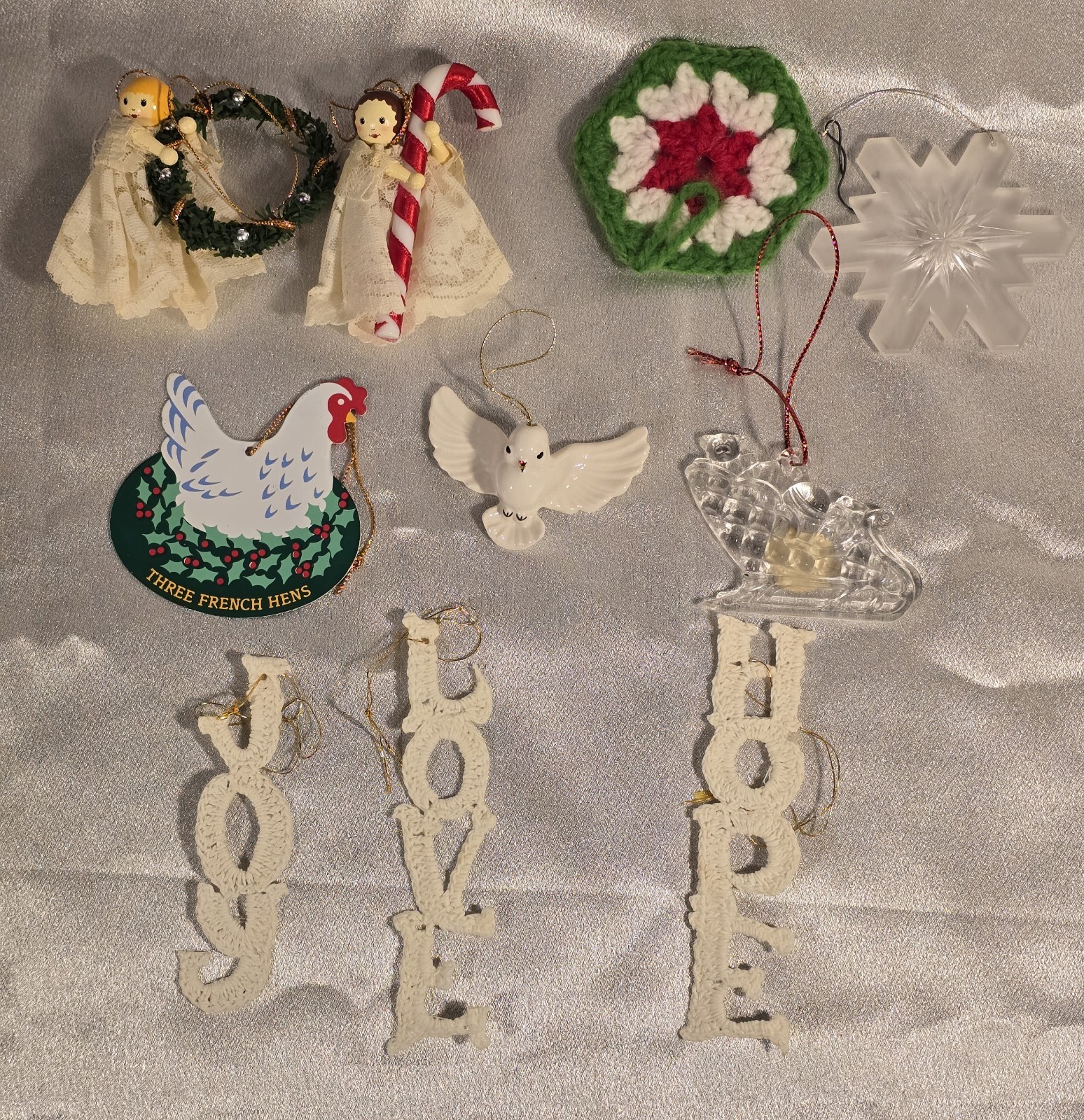 Vtg Christmas Ornament Lot