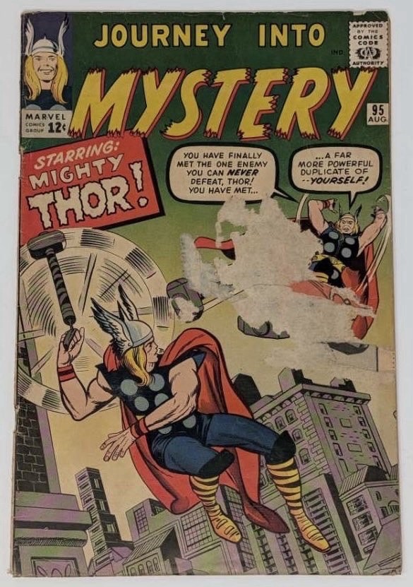 Journey Into Mystery Starring Mighty Thor #95 Vintage Marvel Comics Group 1963 Journey Into Mystery Starring Mighty Thor #95 Vintage Marvel Comics Group 1963