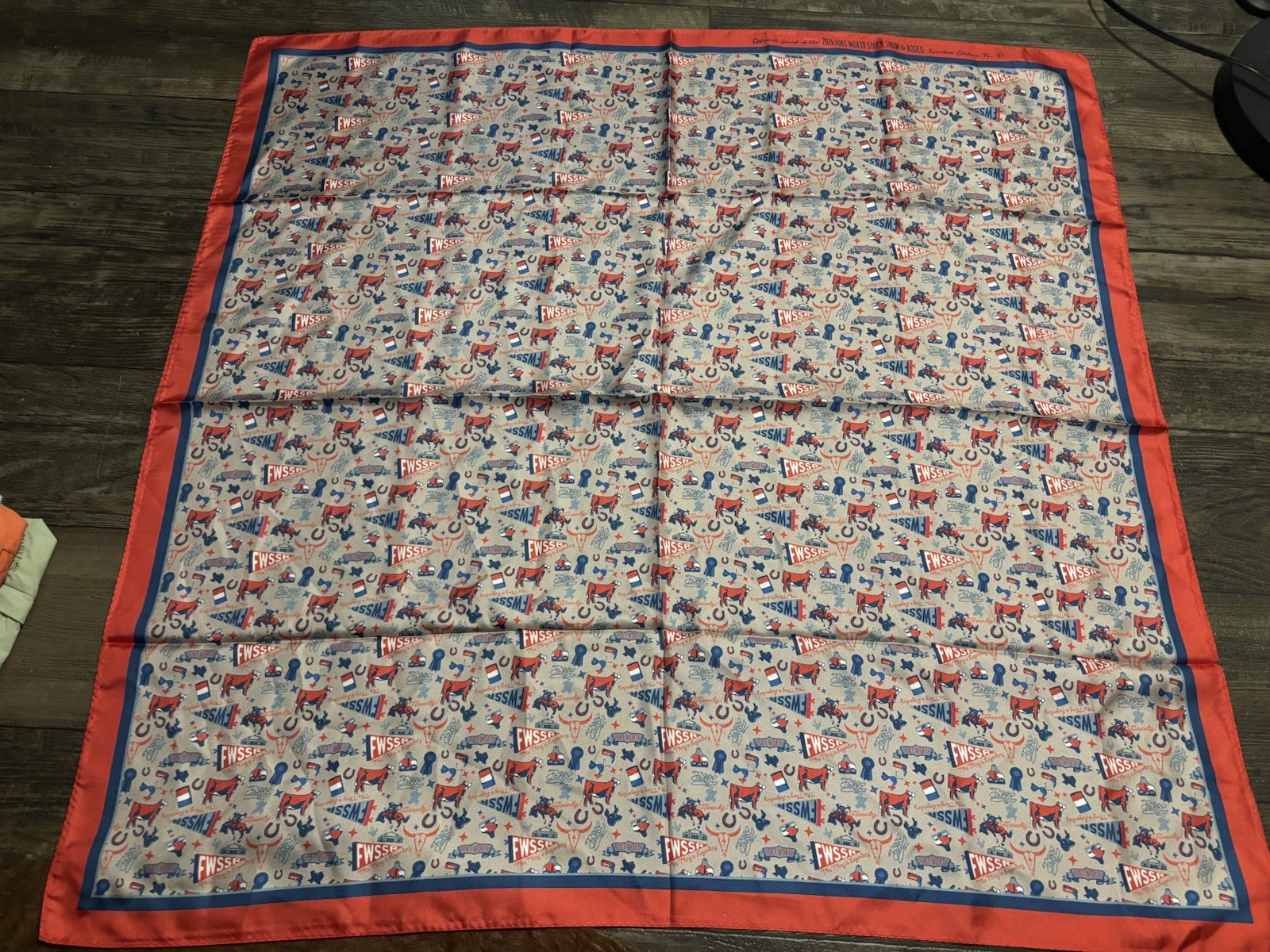 FORT WORTH STOCK SHOW & RODEO 2026 Silk Scarf 35