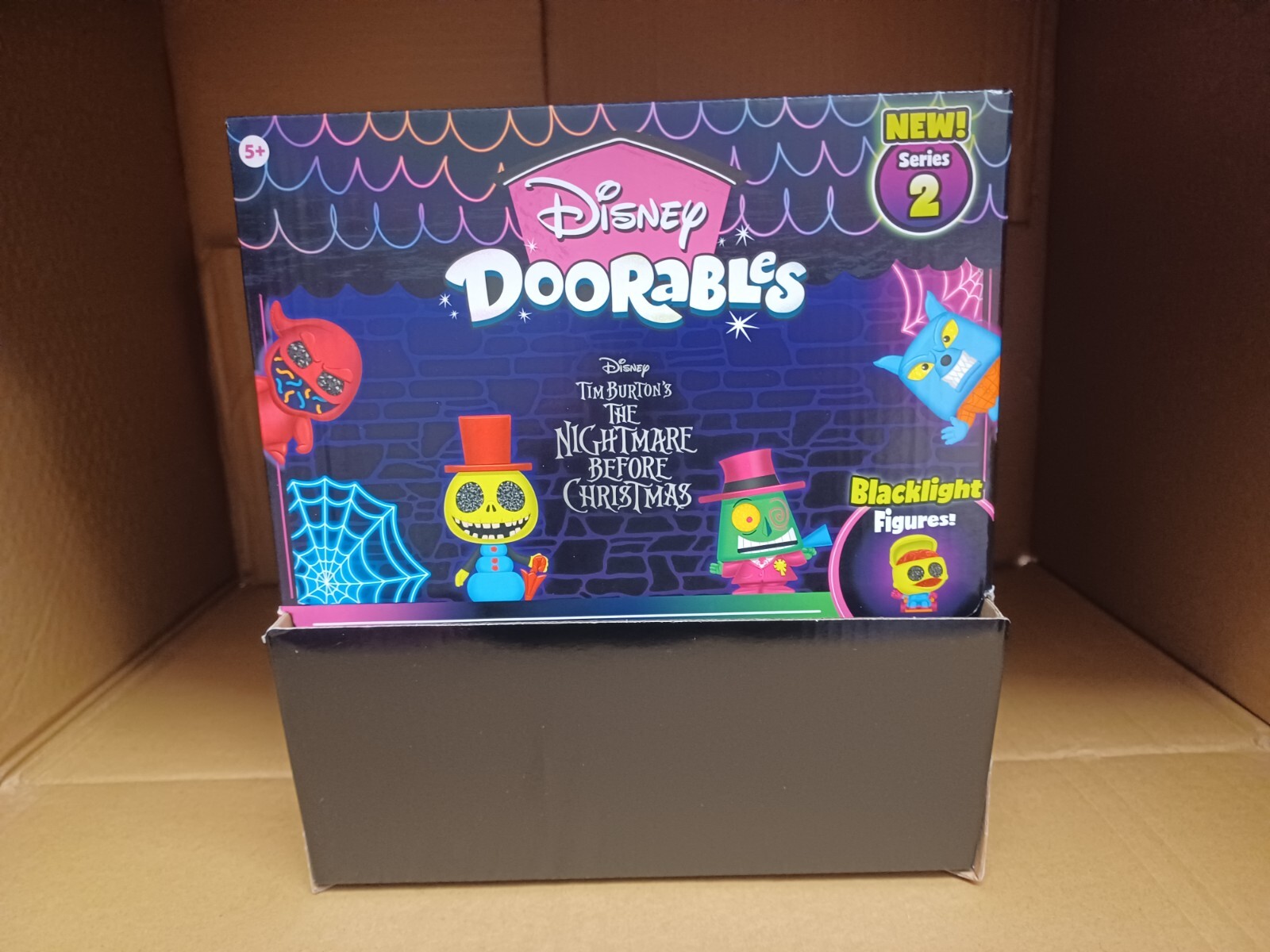BOX OF 24 PACK DISNEY DOORABLES NIGHTMARE BEFORE CHRISTMAS BLACKLIGHT FIGURES #2 BOX OF 24 PACK DISNEY DOORABLES NIGHTMARE BEFORE CHRISTMAS BLACKLIGHT FIGURES #2