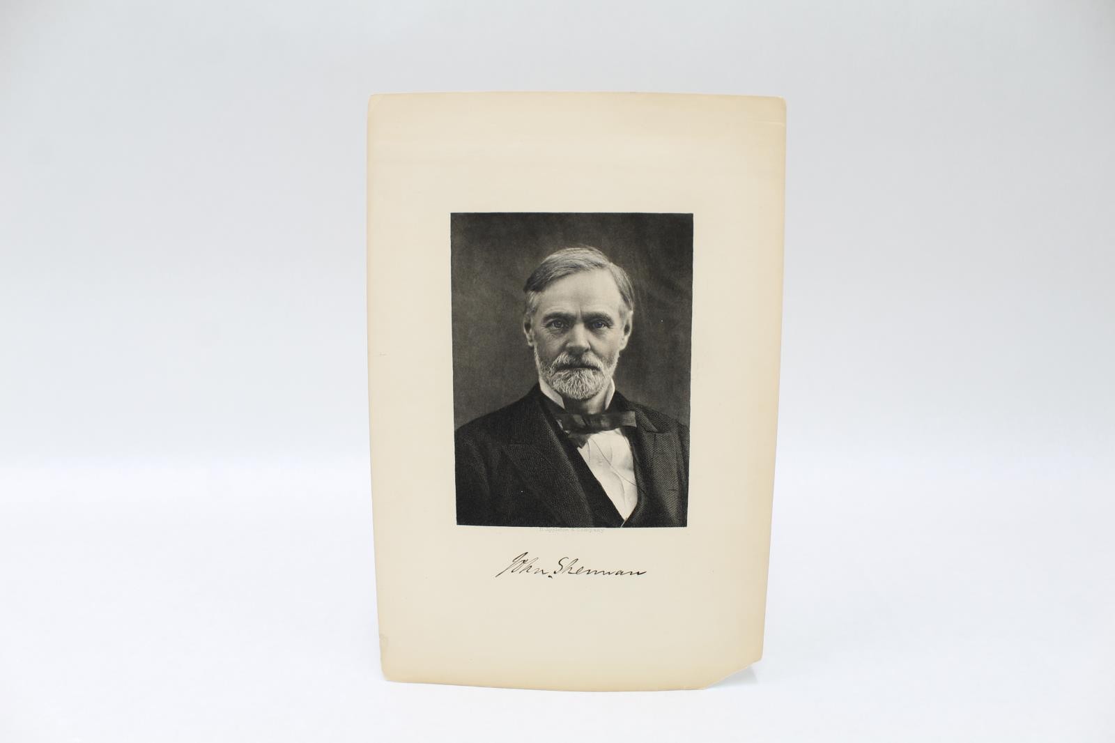 John Sherman Secretary of State Signed Photograph