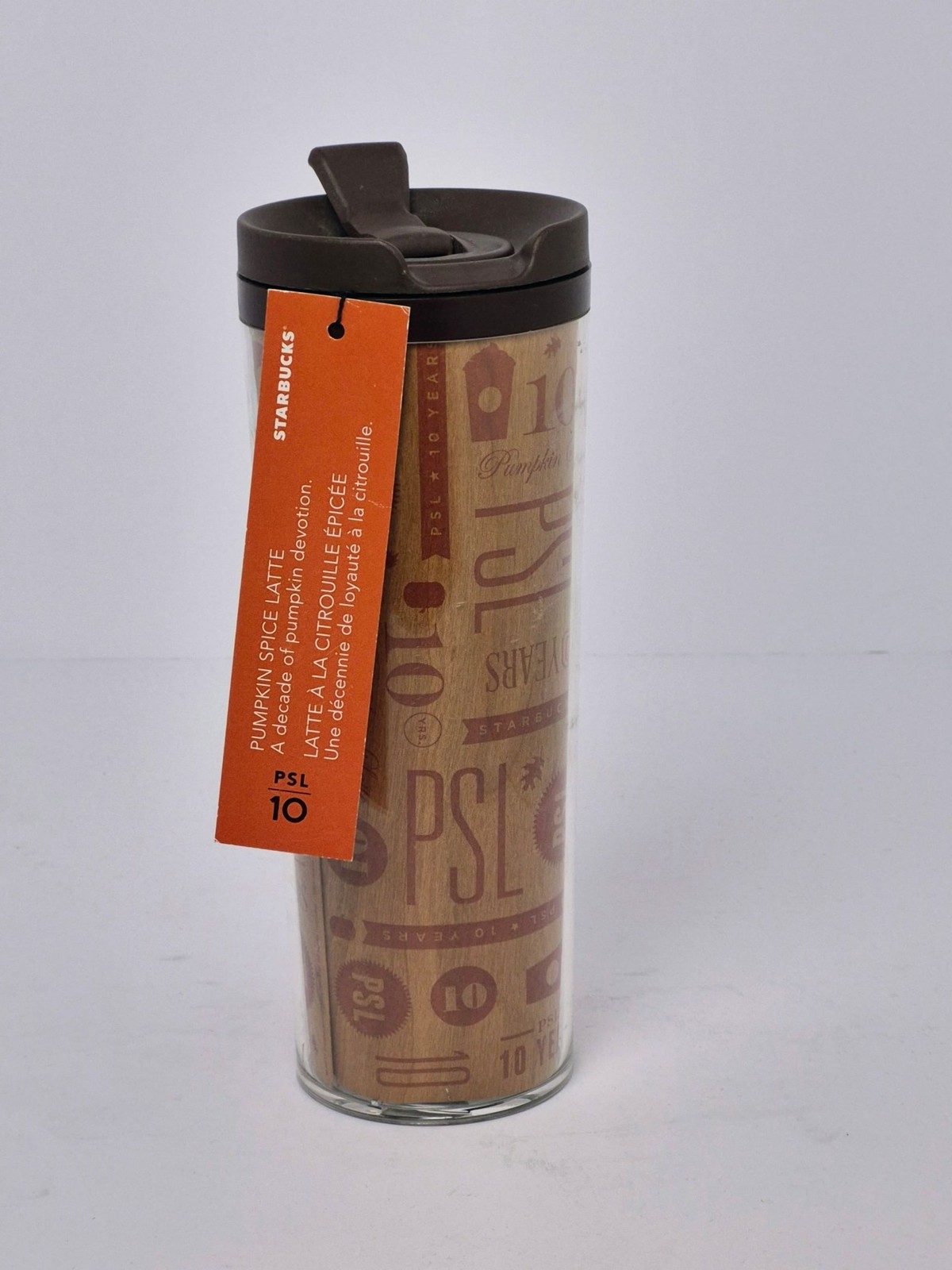 Starbucks 2013 PSL 10th Anniversary Pumpkin Spice Latte Tumbler 16oz Starbucks 2013 PSL 10th Anniversary Pumpkin Spice Latte Tumbler 16oz