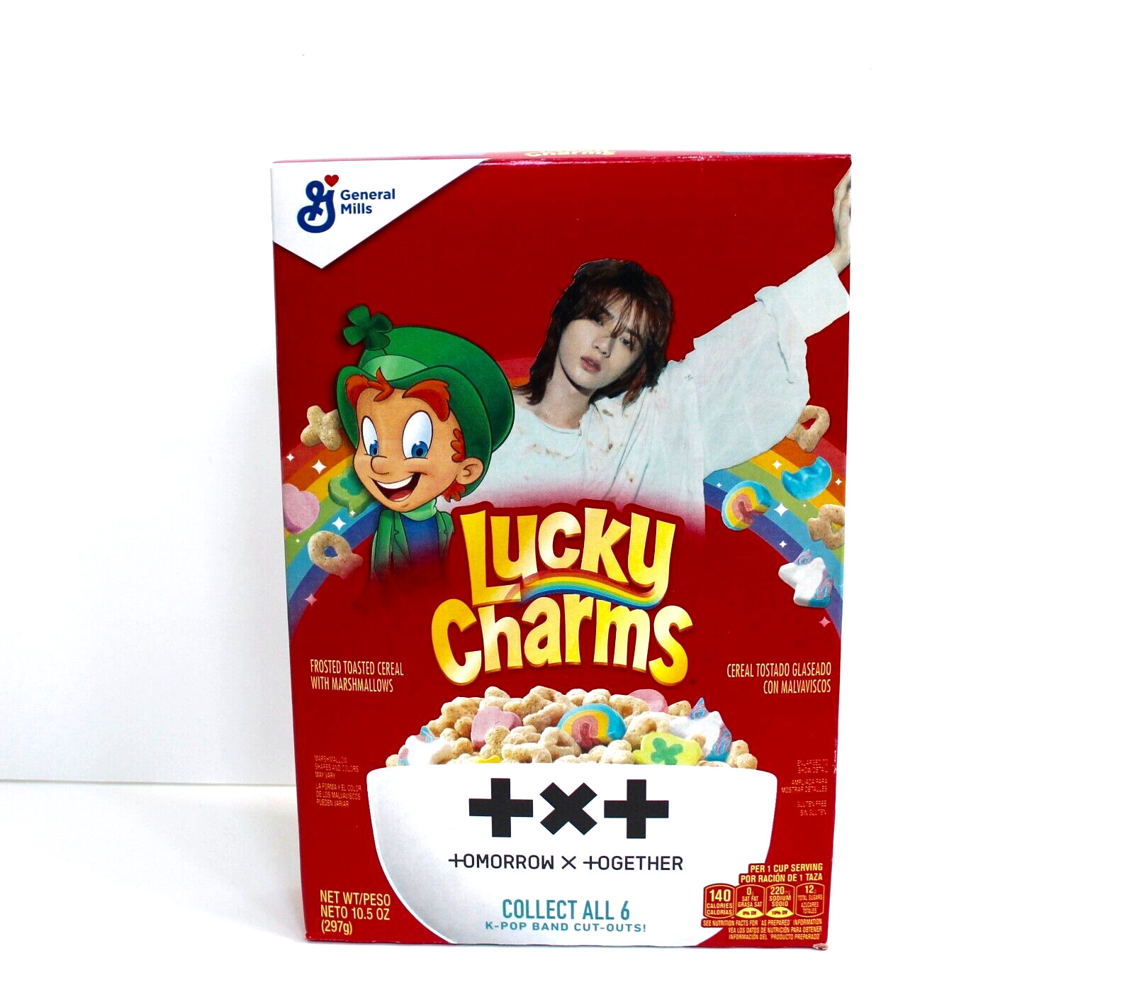 TXT Beomgyu Lucky Charms Cereal 10.5oz K-POP Tomorrow x Together BOX ONLY