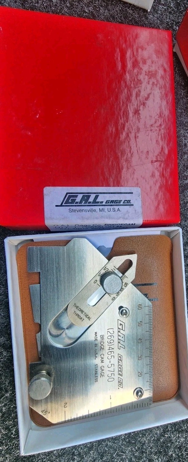 VINTAGE G.A.L. Gage Co. BRIDGECAM GAGE Catalog #4- S.S. Welder's/MACHINIST USA