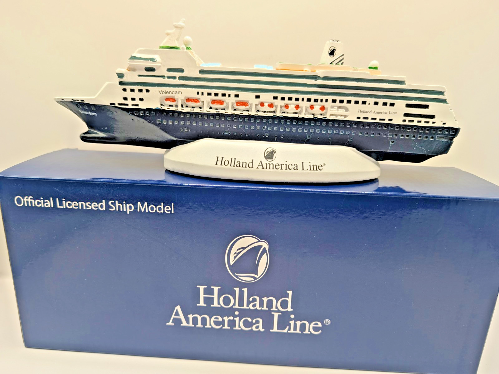 Holland America Line MS Volendam 10” Cruise Ship Model Souvenir