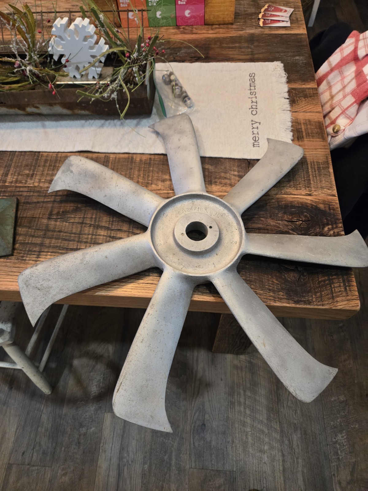 Vintage Aerovent Aluminum Propeller 