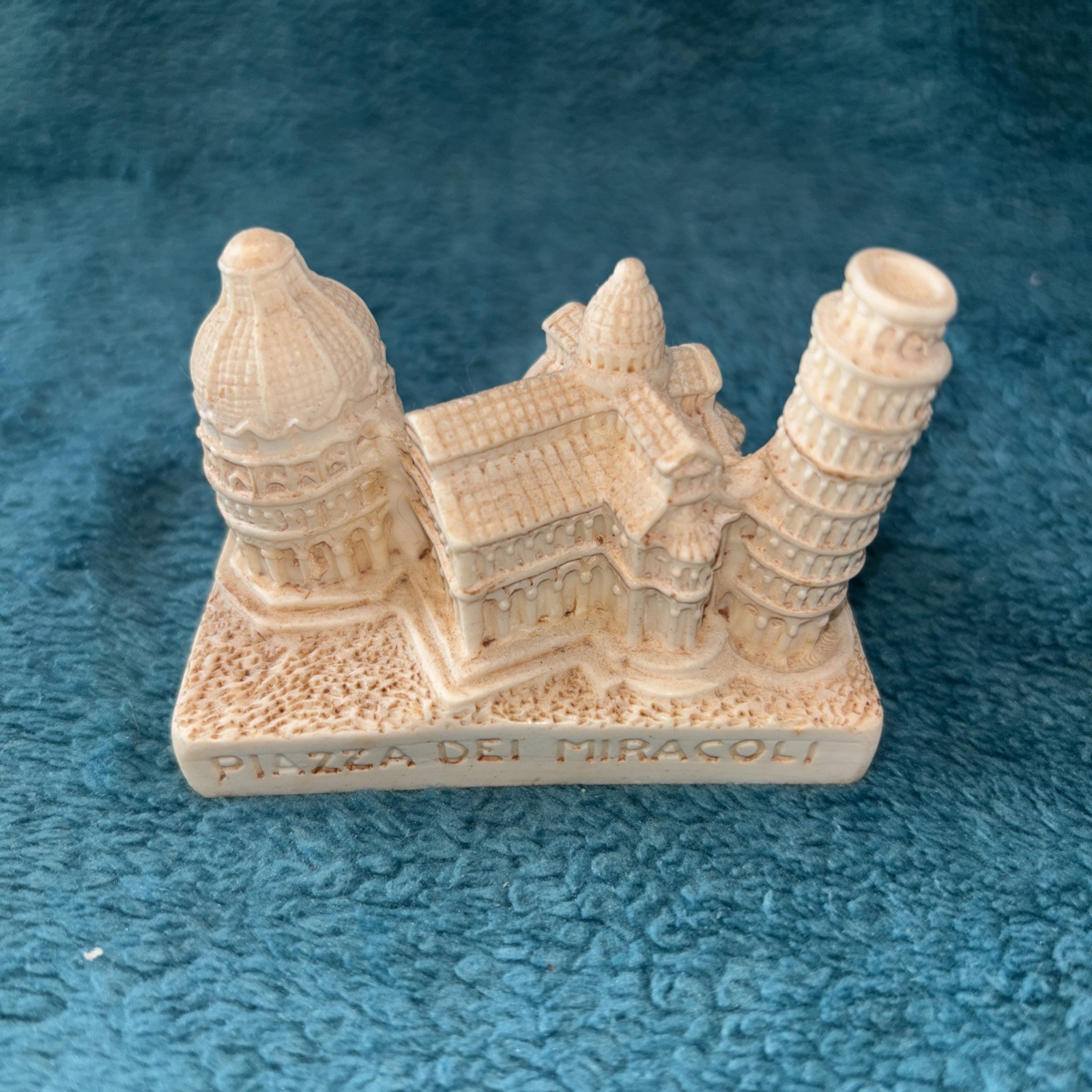 Vintage Piazza Dei Miracoli Pisa Italy Statue Figurine Souvenir Angeli Lio #WW