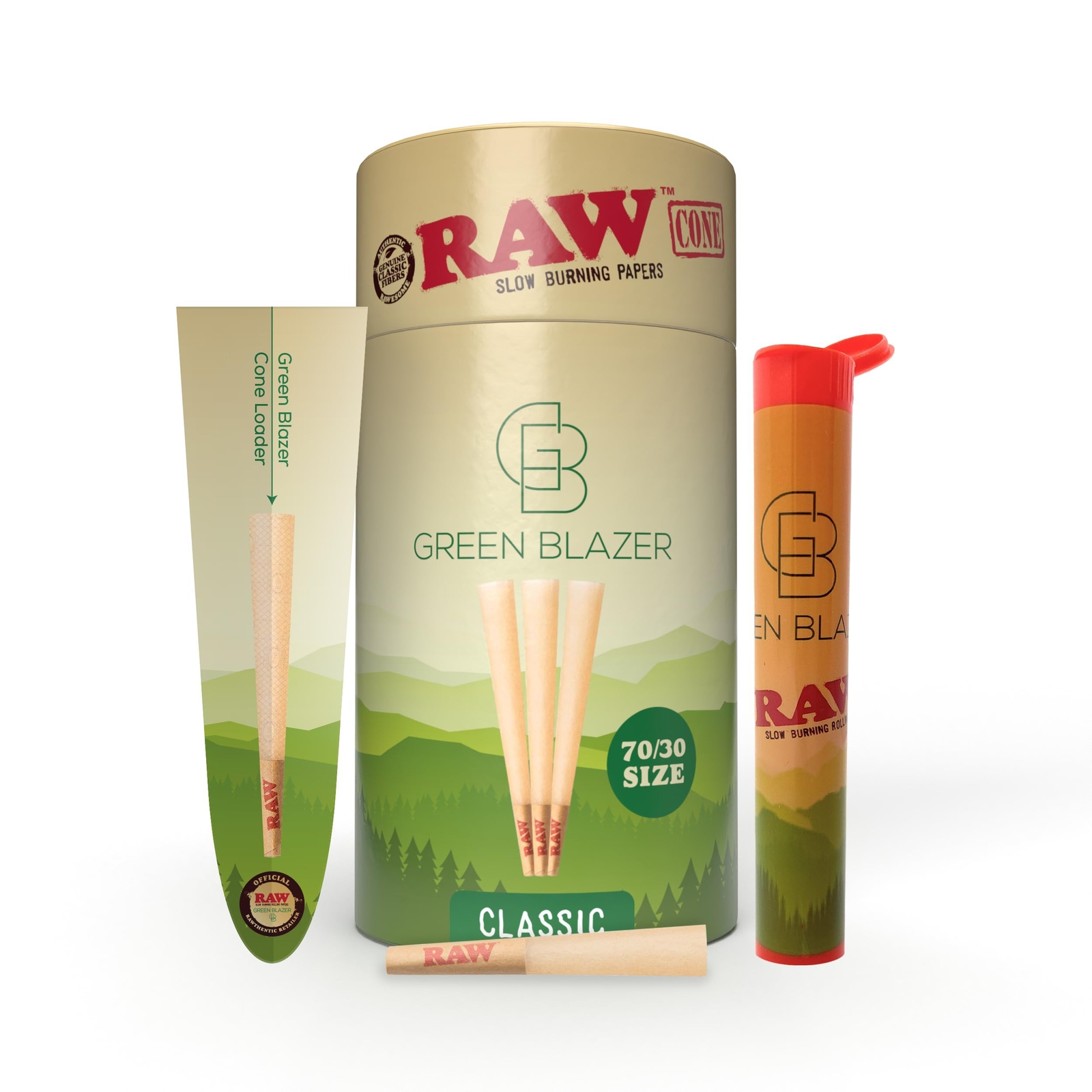 RAW Cones Single Size Dogwalker: 150 Pack - Includes Accessory Kit RAW Cones Single Size Dogwalker: 150 Pack - Includes Accessory Kit