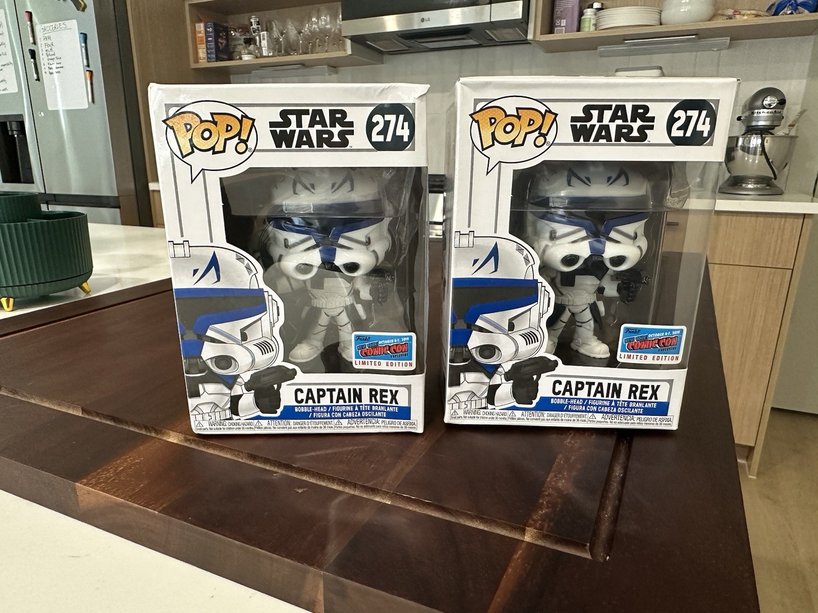 Funko Pop Star Wars Captain Rex #274 2018 NYCC Exclusive W/ Protector Box Damage