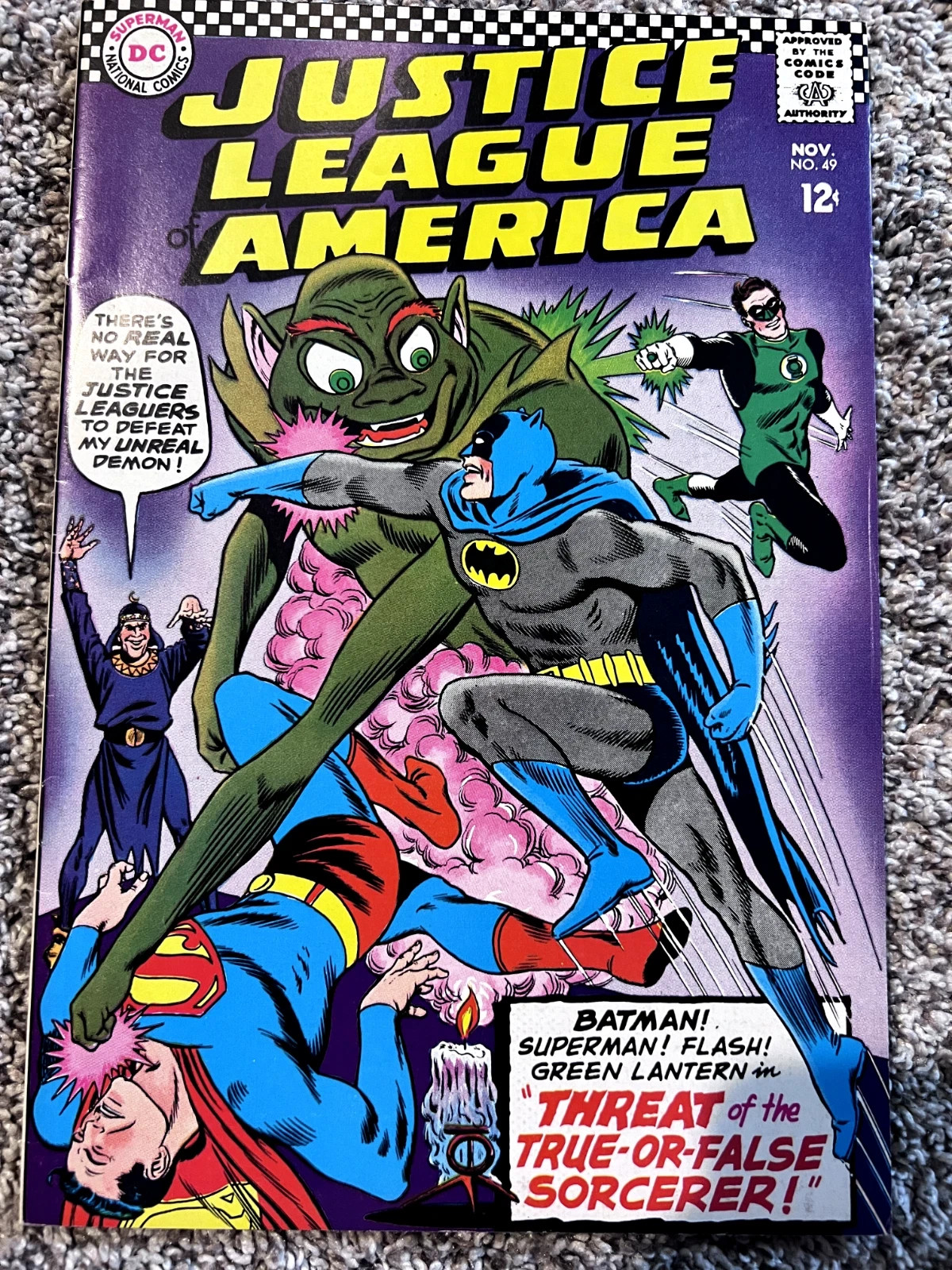 Justice League of America #49 8.5 VF GLOSSY, Sharp Copy With Tight Corners