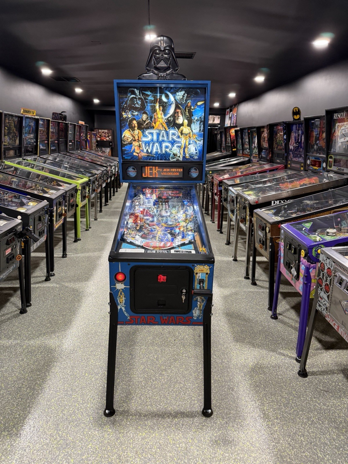 Star Wars Pinball Machine Data East 1992 Orange County Pinballs 