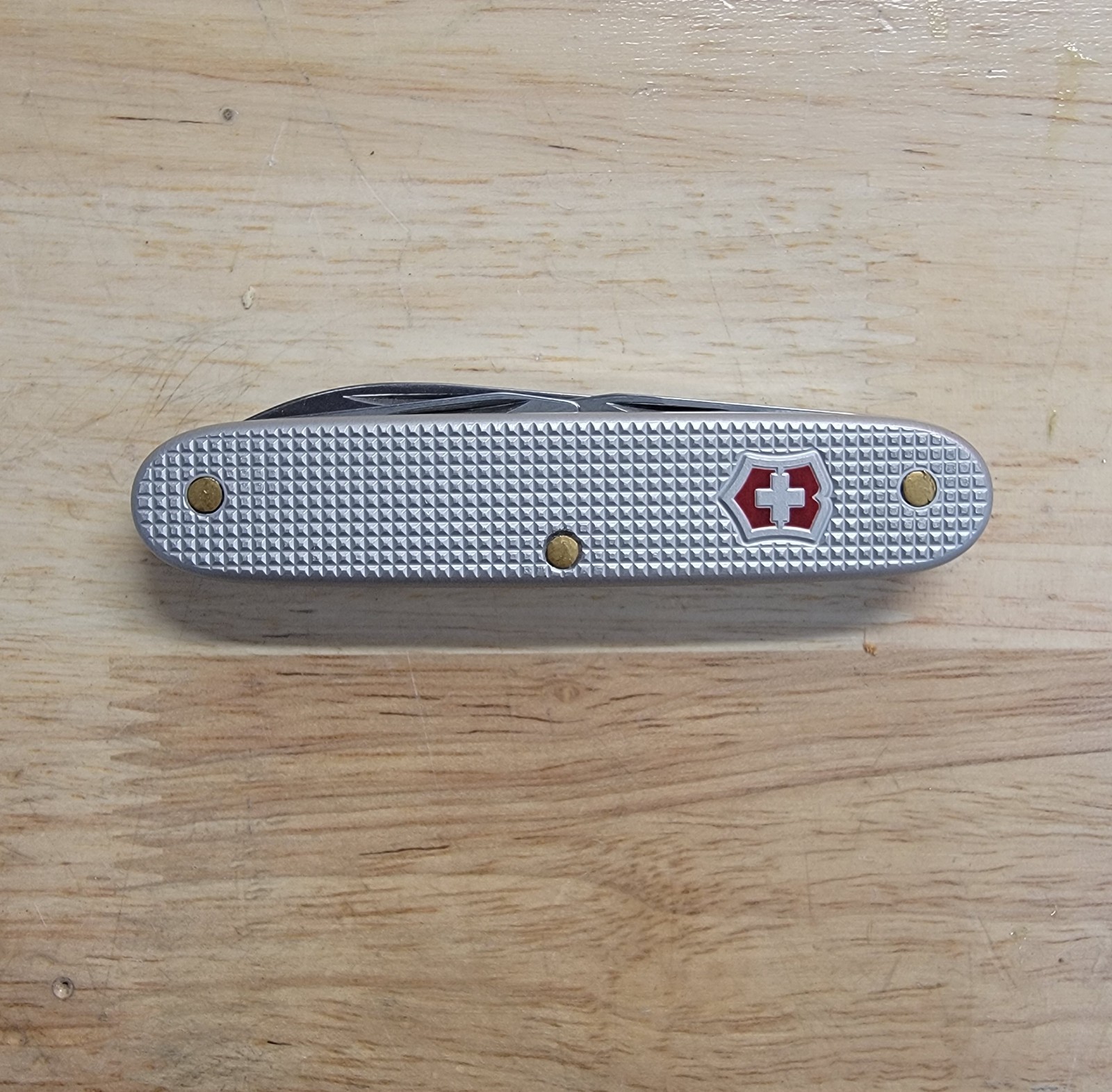 Victorinox Pioneer Silver Alox Swiss Army Knife 93mm, Key Ring Delete