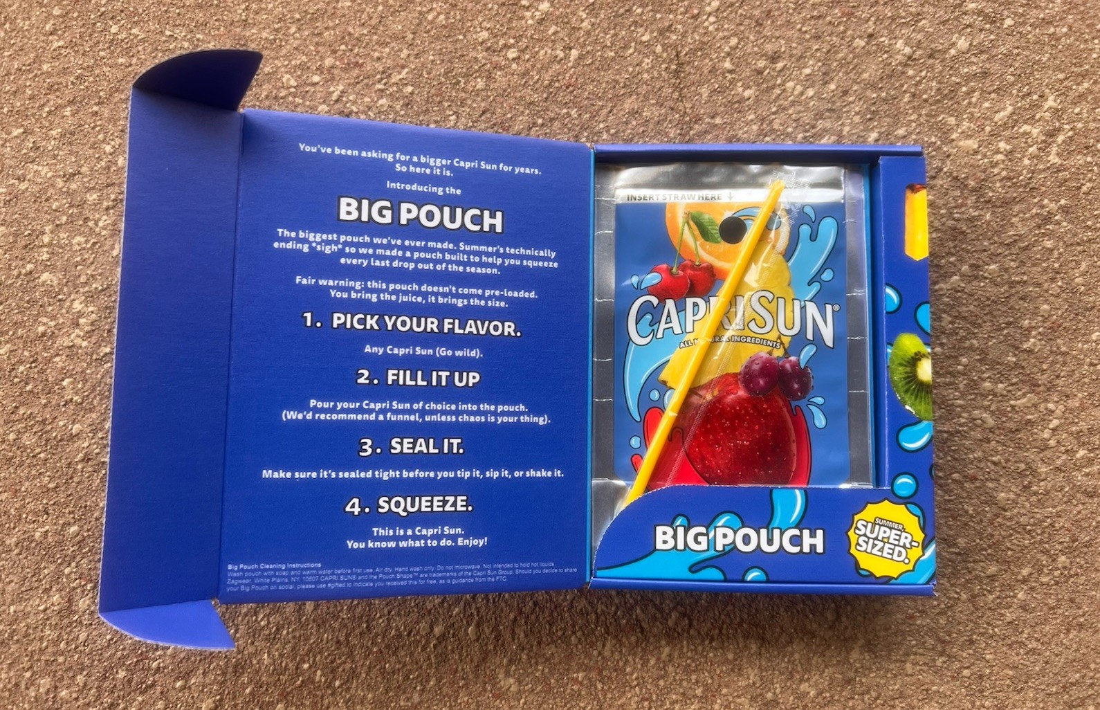 NEW LIMITED 2026 SOLD OUT Capri Sun Big Pouch ~  ✅🚚