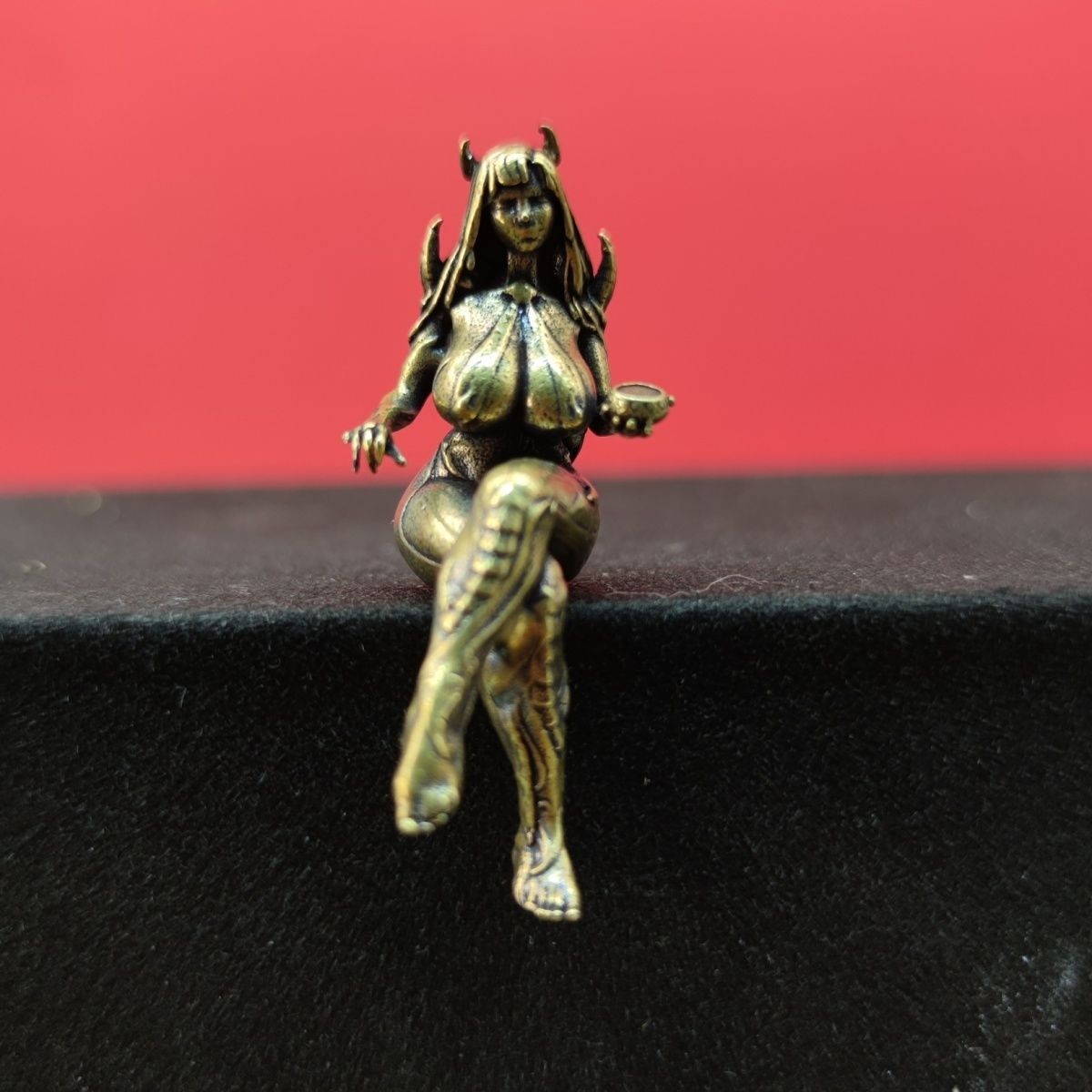 Brass Succubus Sister Tina Date A Live Anime Figure Sitting Pose
