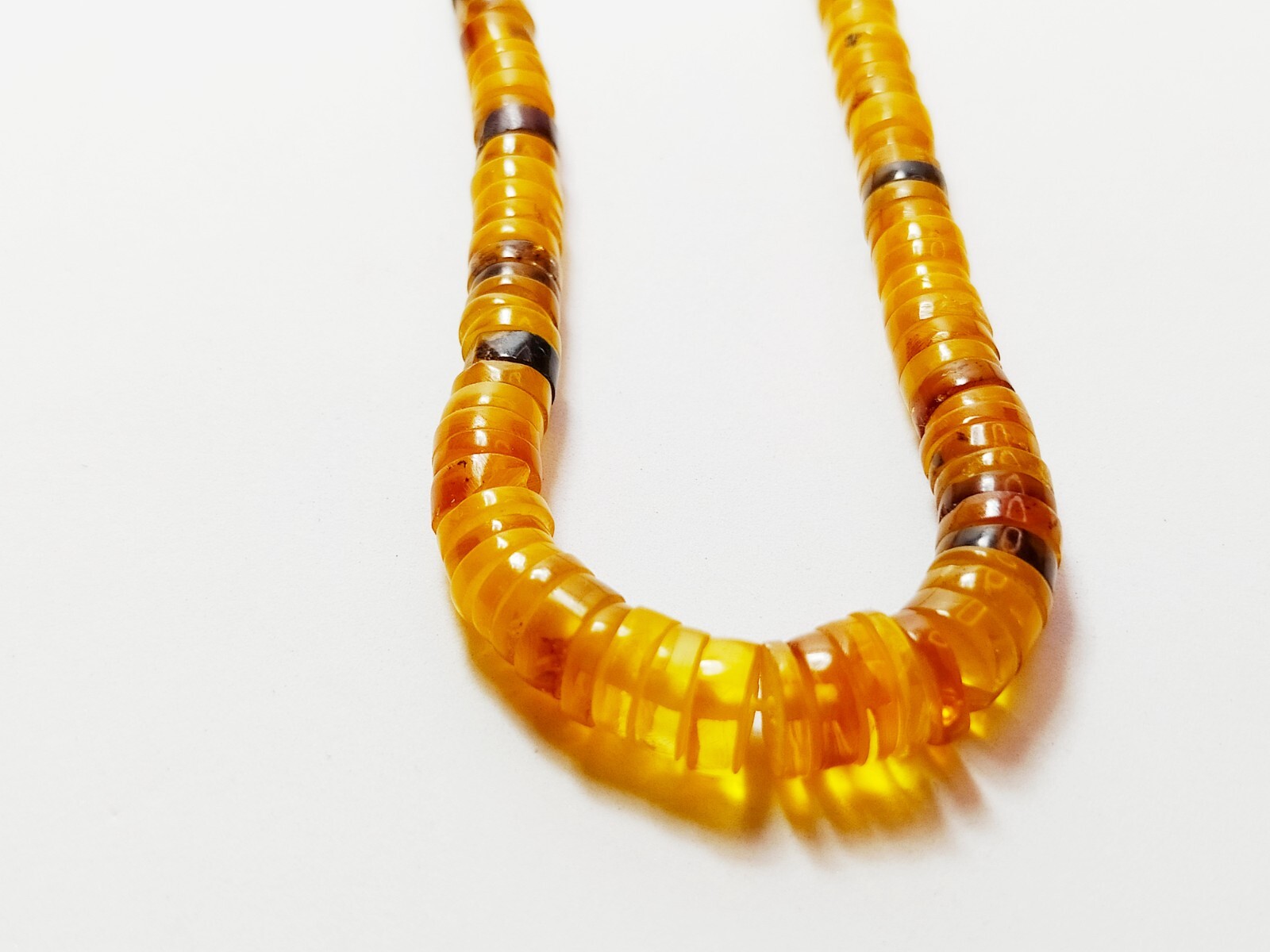 Collar De Ambar Puca Natural De Chiapas con Broche de Plata
