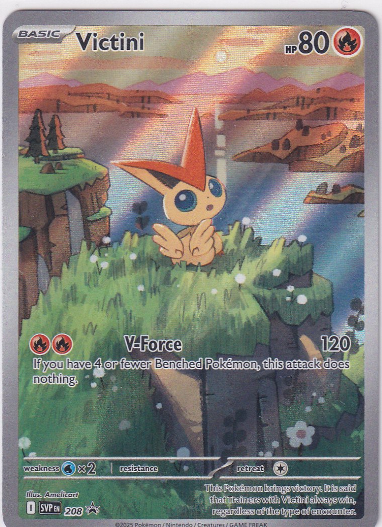 Nintendo Pokémon TCG Victini SVP EN 208 SV Promo Holo EN NM