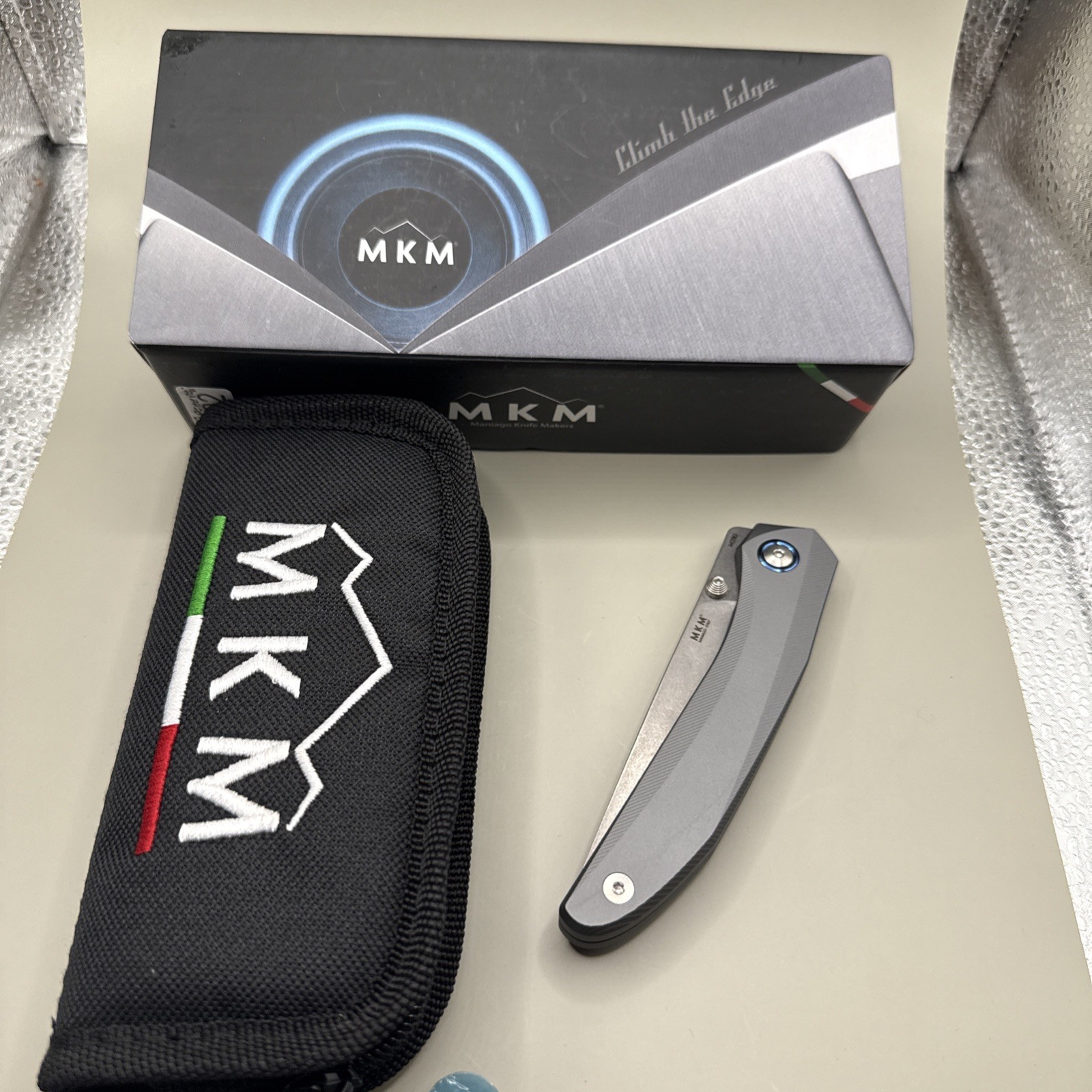 MKM Maniago Knife Makers Detonario Folding Knife (Bronze Aluminum/M390) TNT
