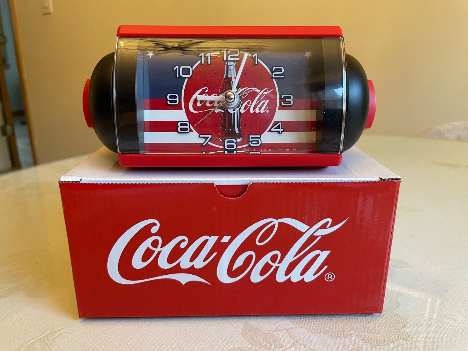 Official Coca Cola x Seiko collectible alarm clock, limited production and RARE