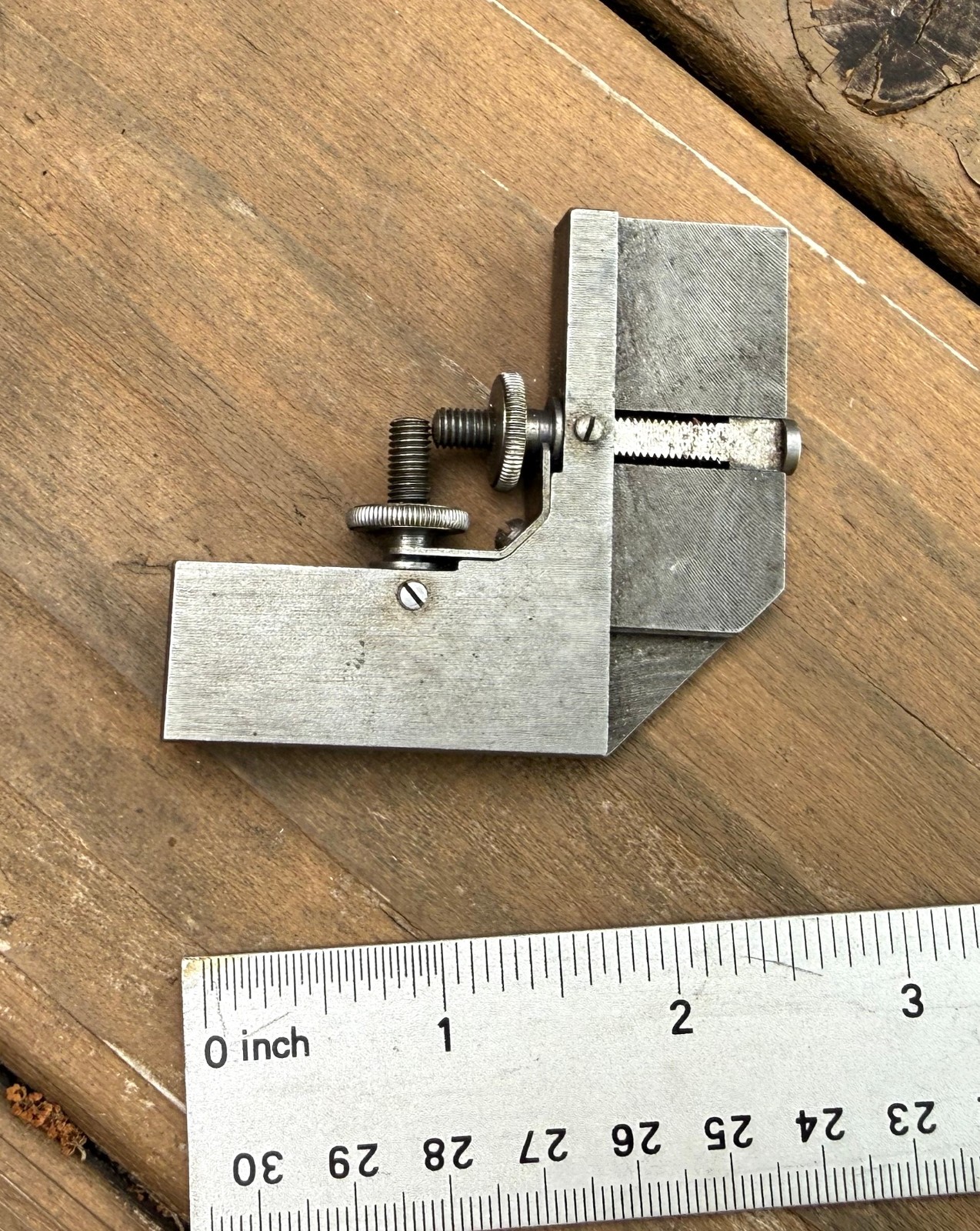 LUFKIN RULE CO # 18 B COMBINATION SQUARE ATTACHMENT ANGLE RULE CLAMP Clean