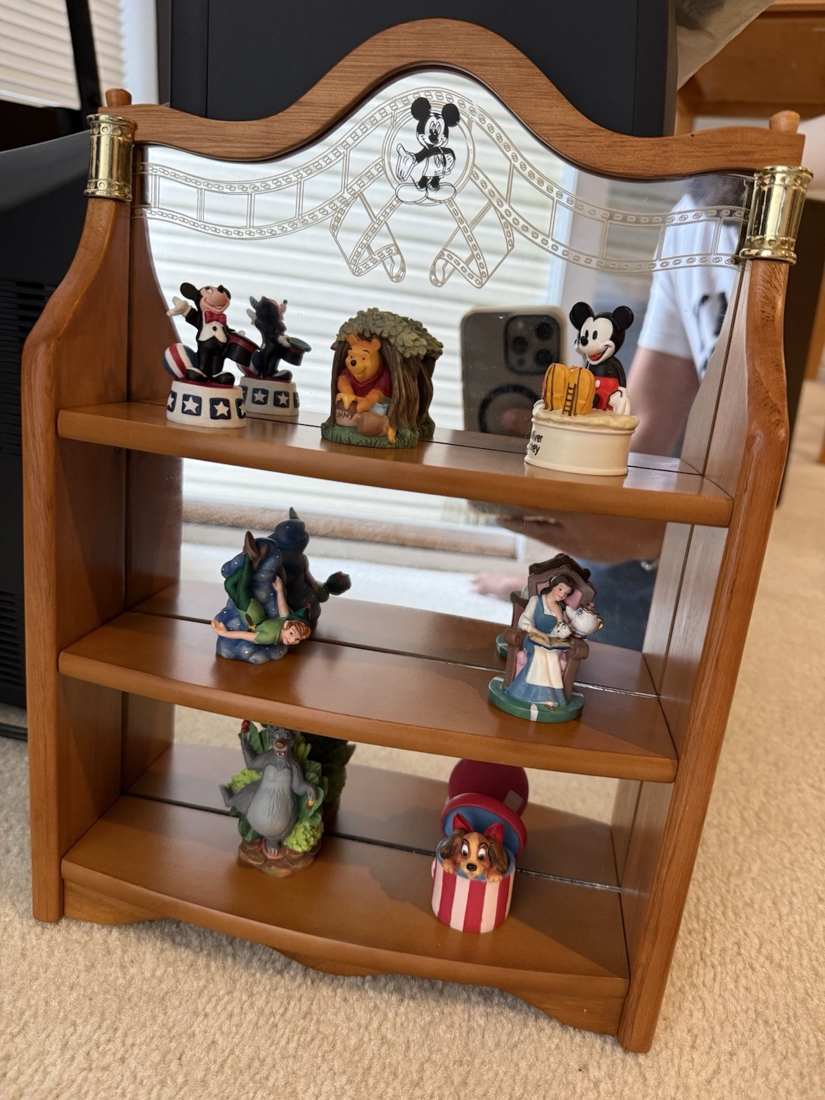 Lenox Disney Magic Thimble Collection 7-Piece Set w/ Original Boxes - Shelf
