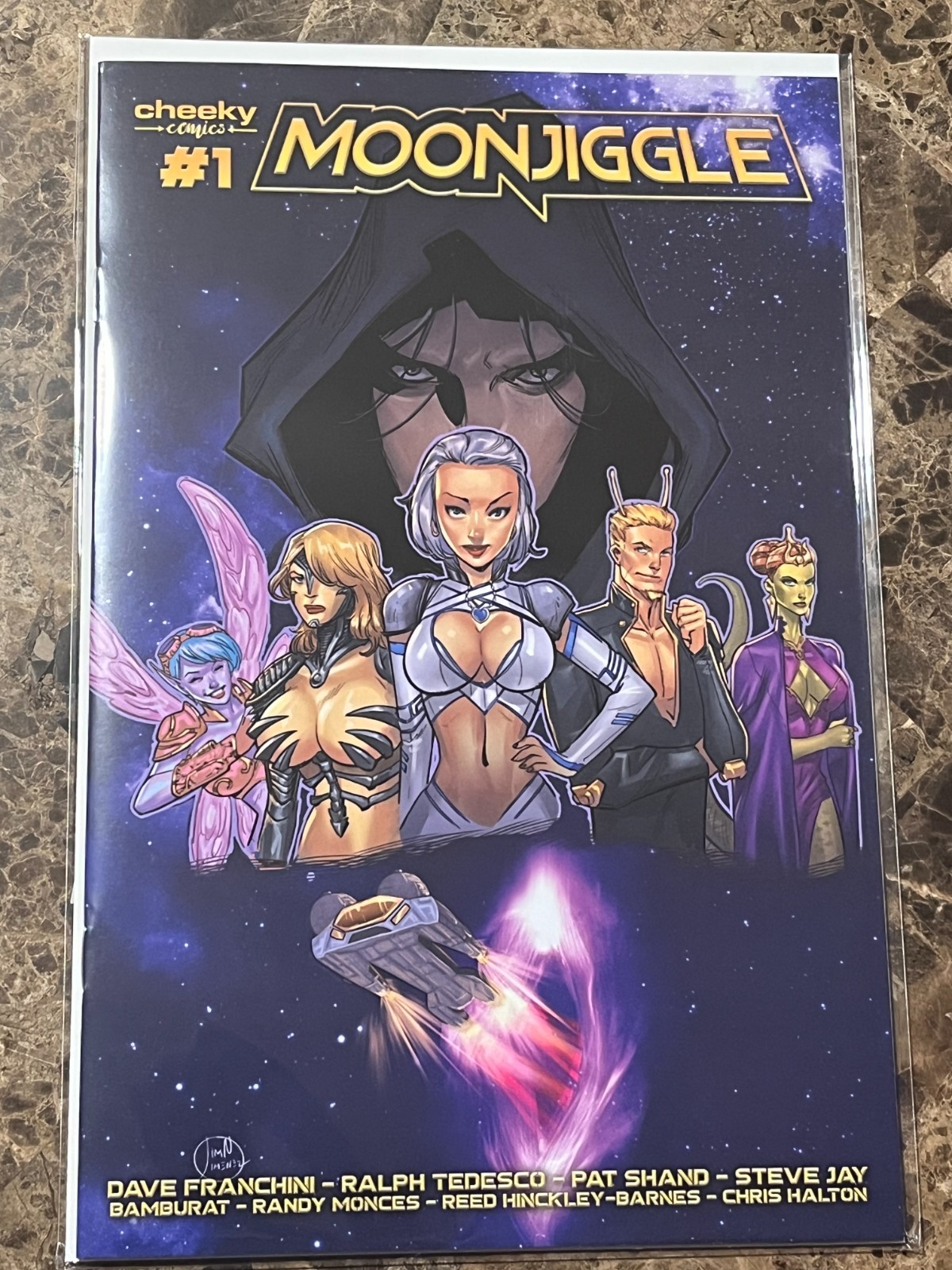 MOONJIGGLE #1 Cheeky Comics Dave Franchini, Ralph Tedesco, & Pat Shand MOONJIGGLE #1 Cheeky Comics Dave Franchini, Ralph Tedesco, & Pat Shand