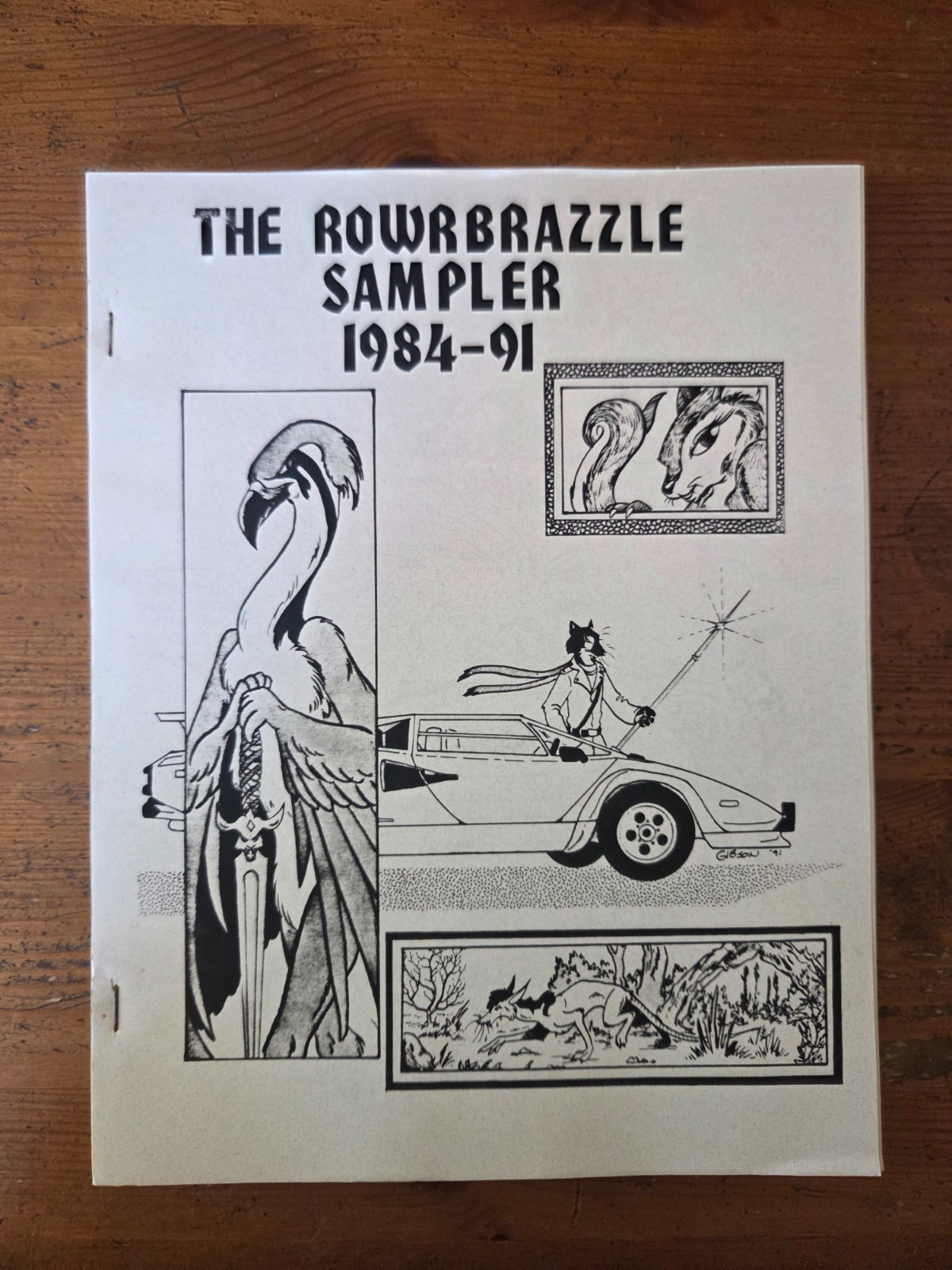 Rowrbrazzle Sampler 1984 - 1991 Anthropomorphic Furry Comic Scarce Rowrbrazzle Sampler 1984 - 1991 Anthropomorphic Furry Comic Scarce