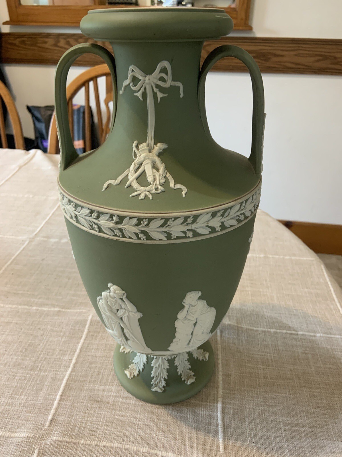Rare Wedgwood Green Jasperware 15