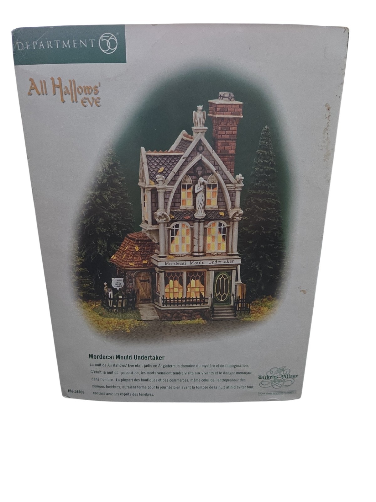 Department 56 Mordecai Mould Undertaker Dickens All Hallows Eve Halloween Department 56 Mordecai Mould Undertaker Dickens All Hallows Eve Halloween