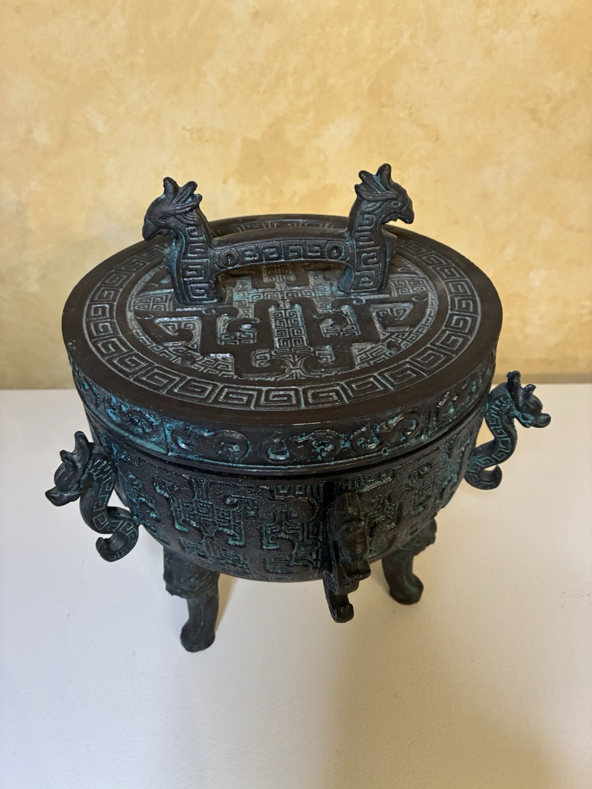 Vintage James Mont Style Metal Ice Bucket