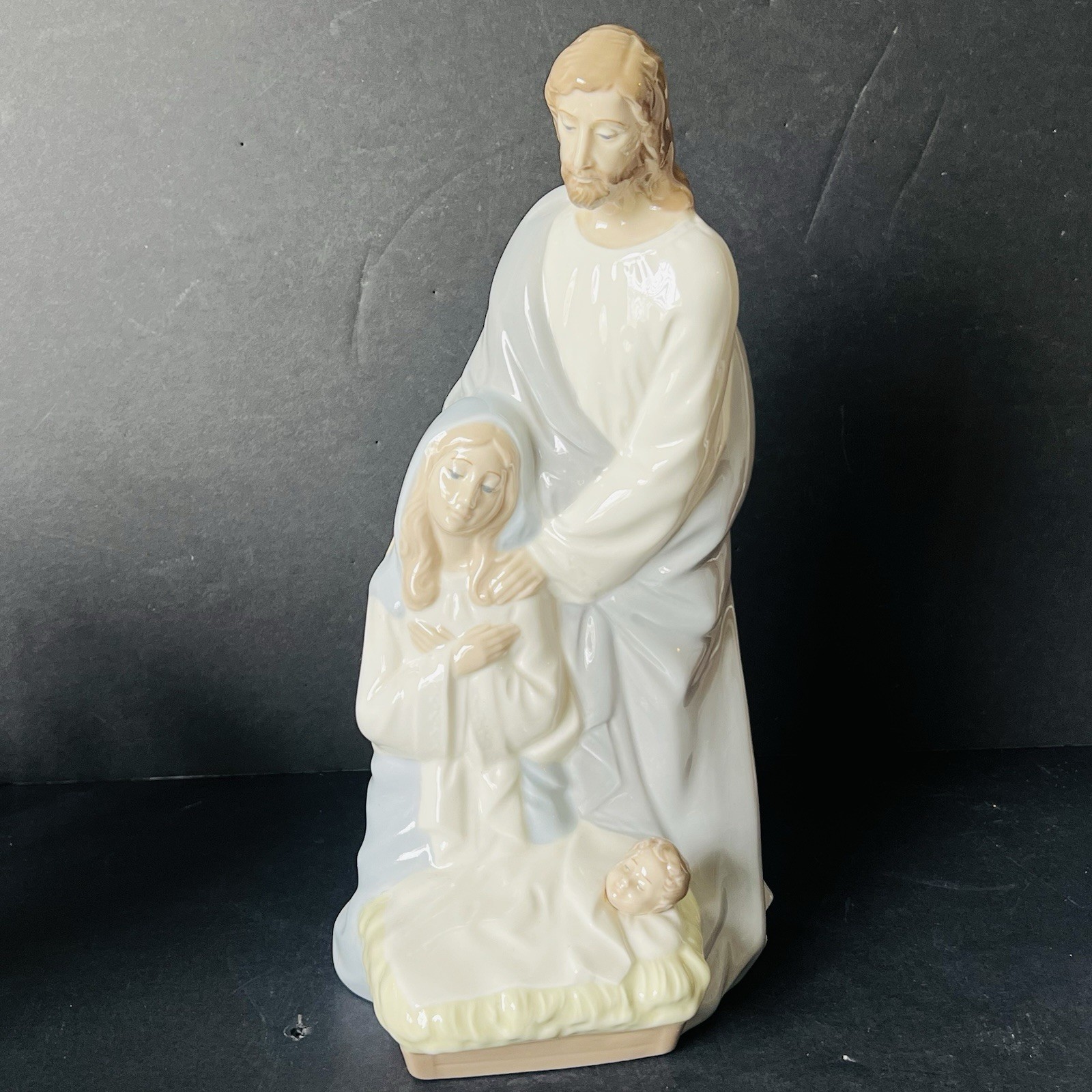 Vintage Mirmasu Valencia Spain Ceramic Holy Family Porcelain Figurine