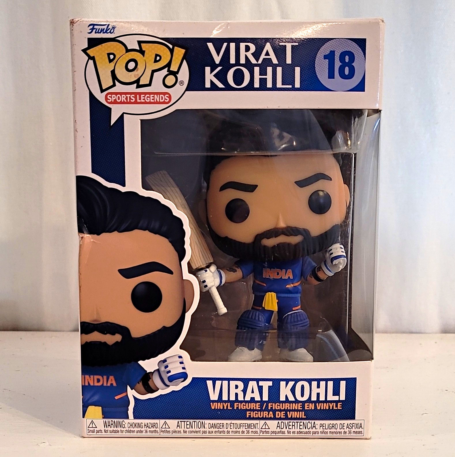 Funko Pop Sports Legends Virat Kohli #18 Standard Vinyl Figure Cricket