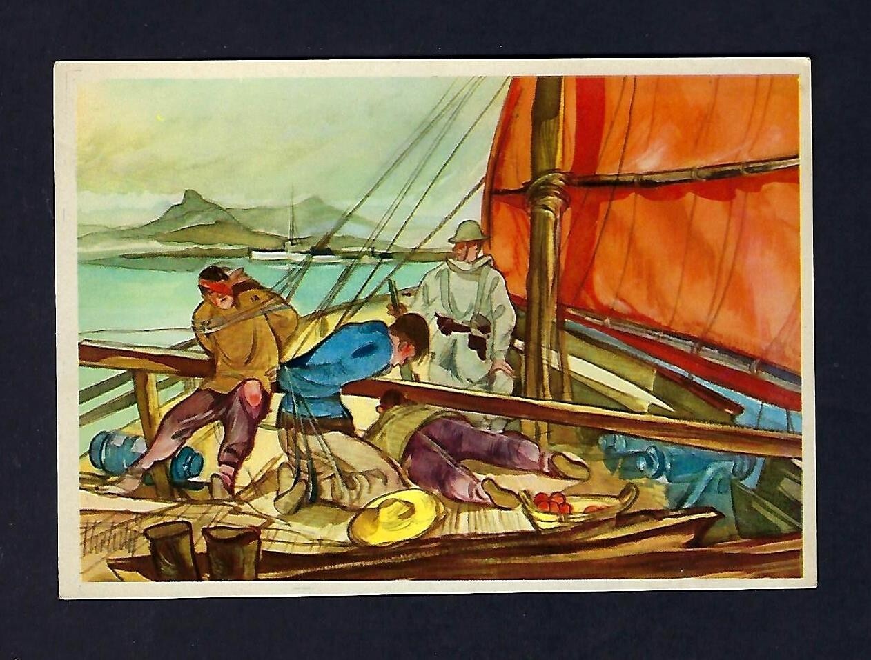 c1930\'s Sanella-Bilder Margarine Trade Card #16, Sammelwerk China-Tibet Japan