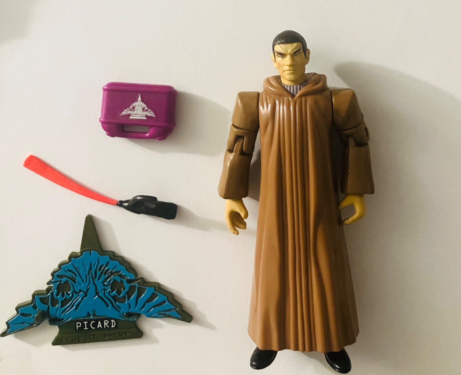 Playmates Star Trek The Next Generation Picard As Romulan Action Figure Vintage