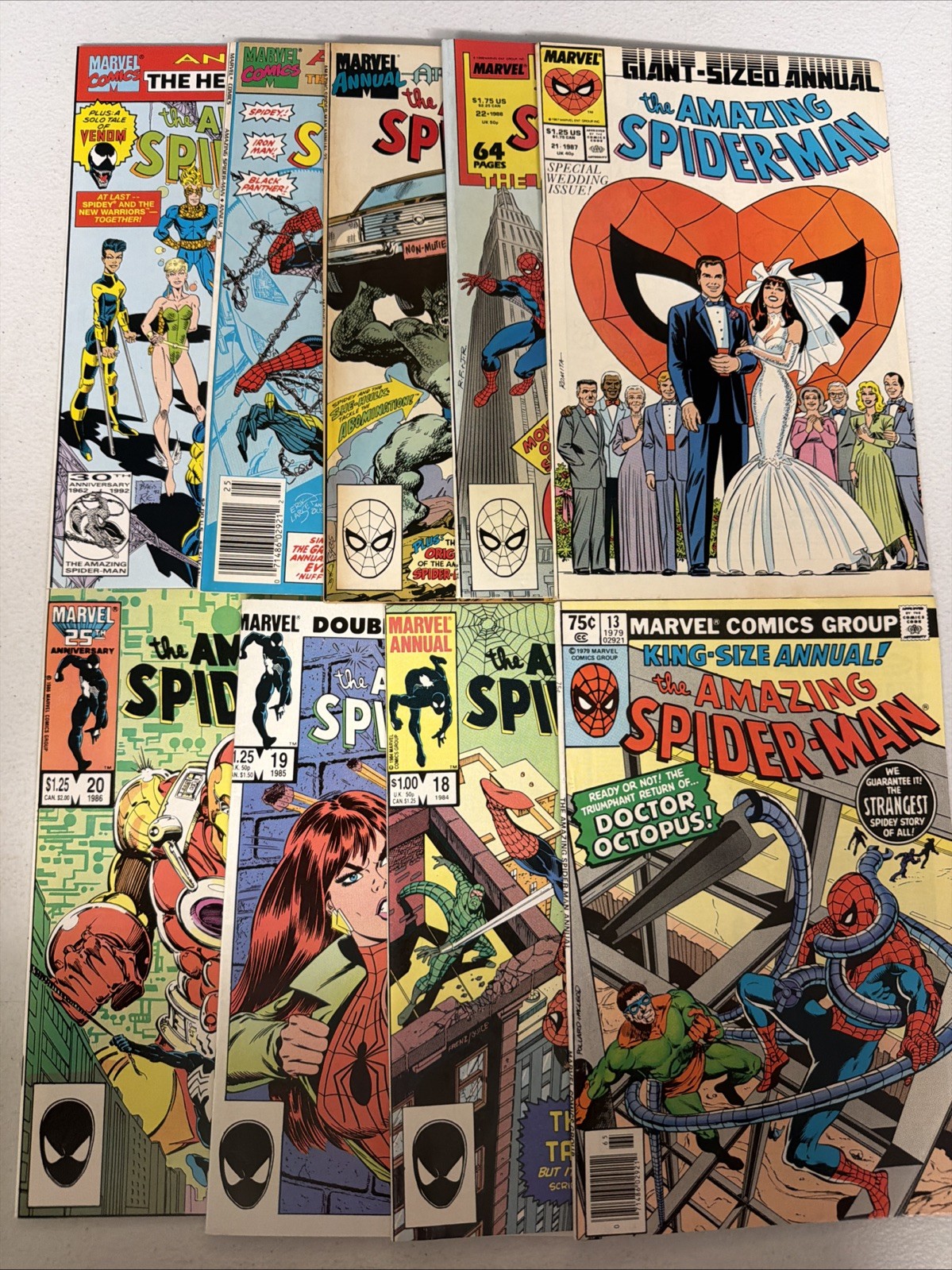 Amazing Spider-man Annual #13 18 19 20 21 22 23 25 26 Marvel Lot Run F/VF *Q7