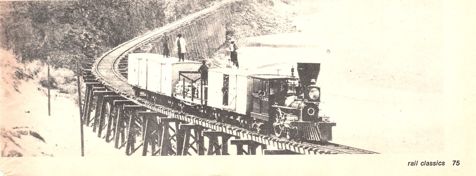 Celilo Oregon D F Bradford 4-2-4 Oregon Steam Navigation Co Loco Vtg Mag Excerpt
