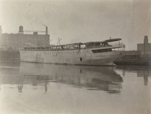 Salvaged Ss Eastland Possibly Taken Soon After The Tragic Acciden - Old Photo